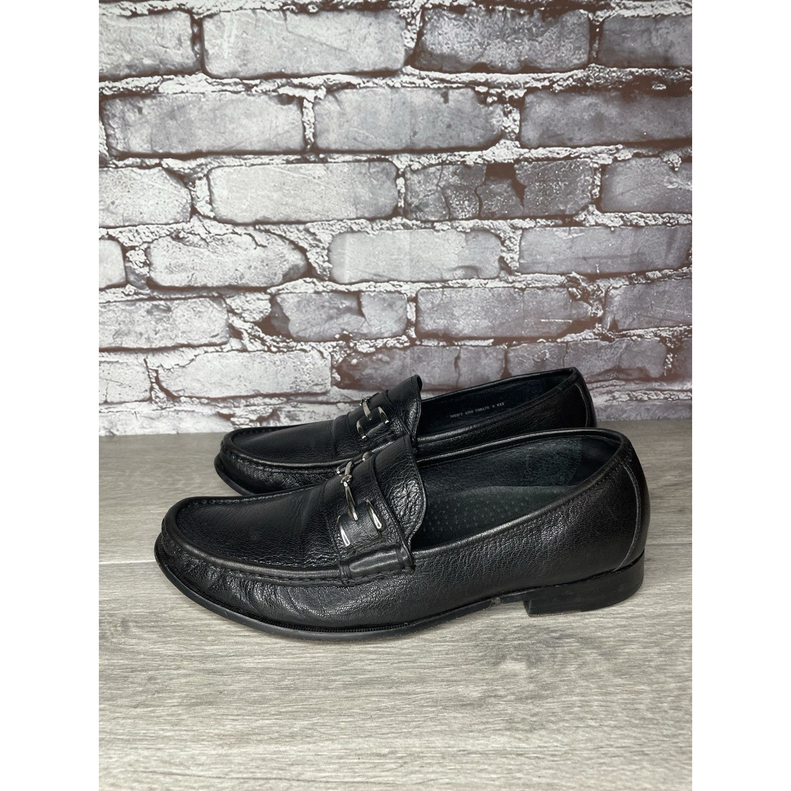 Cole Haan COLE HAAN Black Leather Air Horsebit Classic Loafers Dress M Size US 10 / EU 43 - 19 Thumbnail