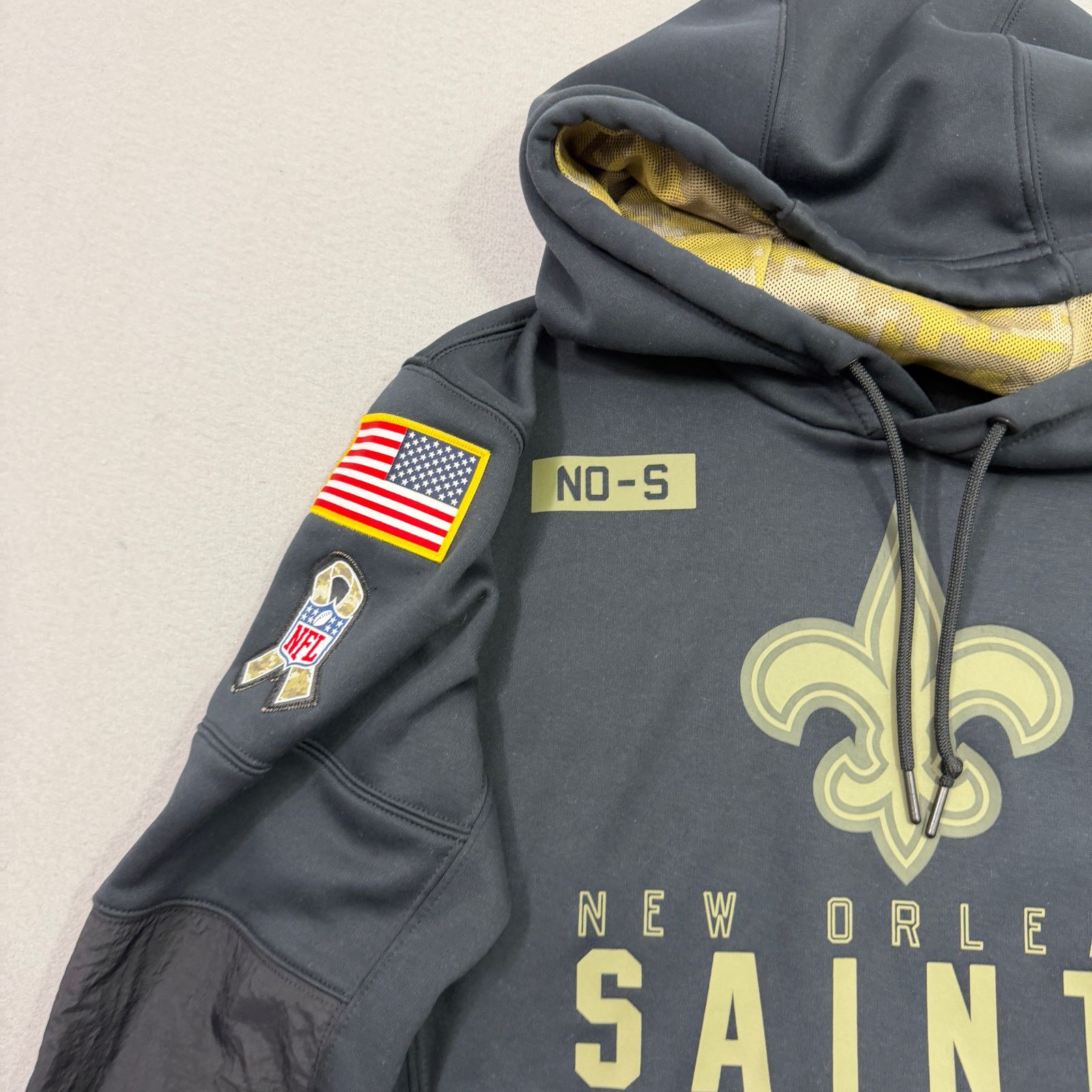 Nike Nike New Orleans Saints Salute to Service Hoodie Men's Small Size US S / EU 44-46 / 1 - 3 Thumbnail