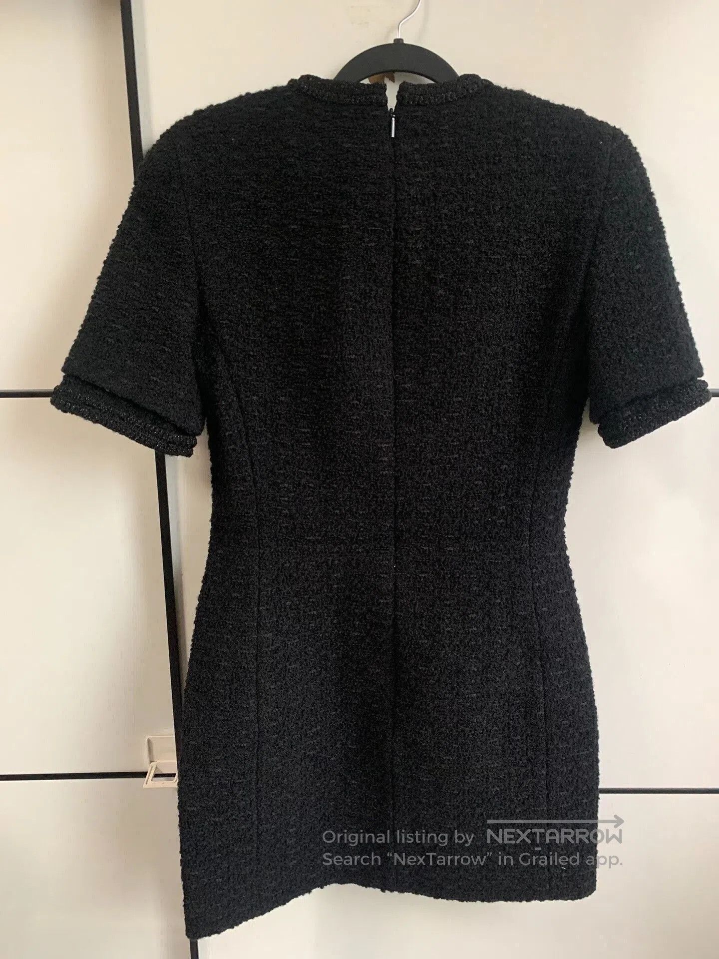 Saint Laurent Paris Saint Laurent Tweed Little Black Dress. Size XS / US 0-2 / IT 36-38 - 5 Thumbnail