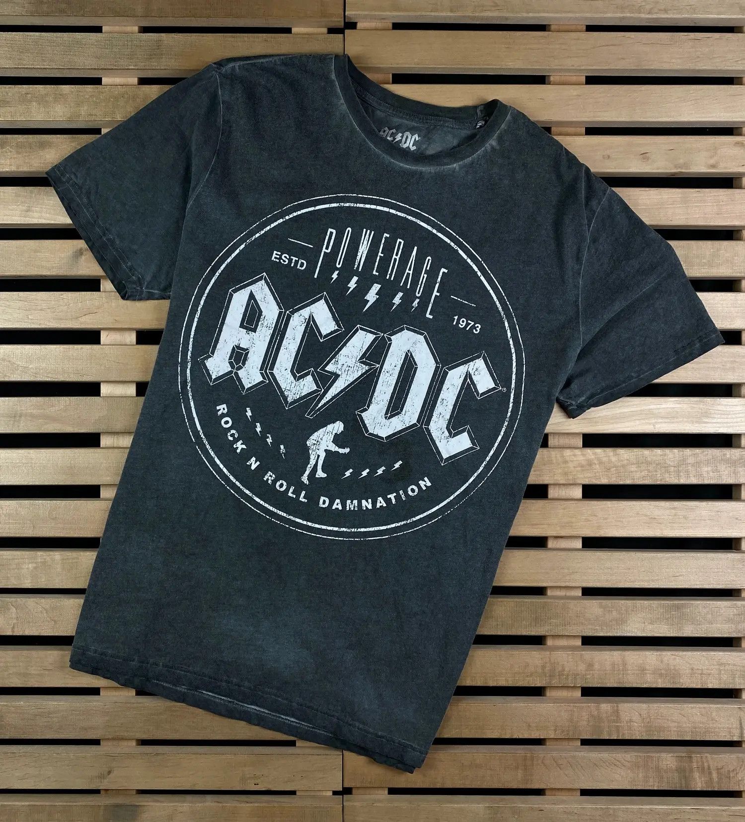 Band Tees Mens Vintage T Shirt AC/DC ACDC Size M Size US M / EU 48-50 / 2 - 1 Thumbnail