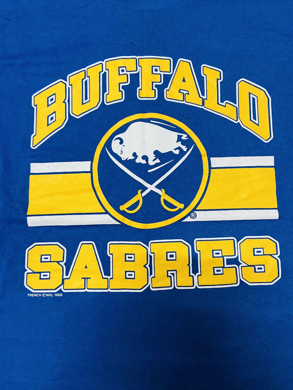 NHL VINTAGE NHL BUFFALO SABERS 80's TEE Size US L / EU 52-54 / 3 - 14 Thumbnail