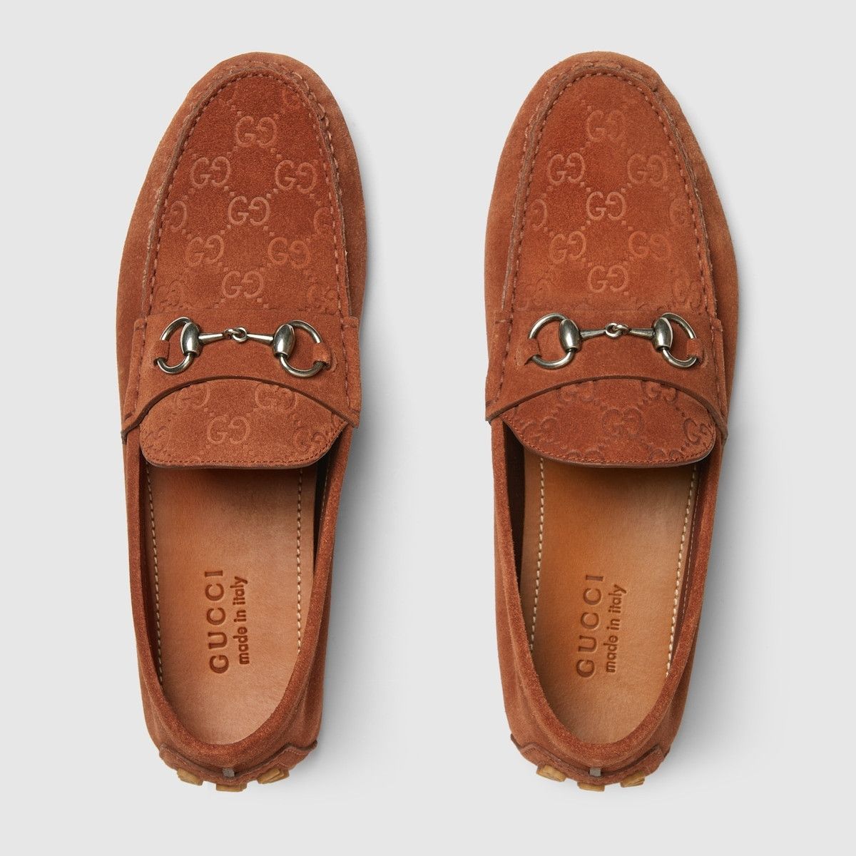 Gucci o1mt1gz0525 Men's Driver Shoes With Horsebit in Brown Size US 10 / EU 43 - 5 Thumbnail