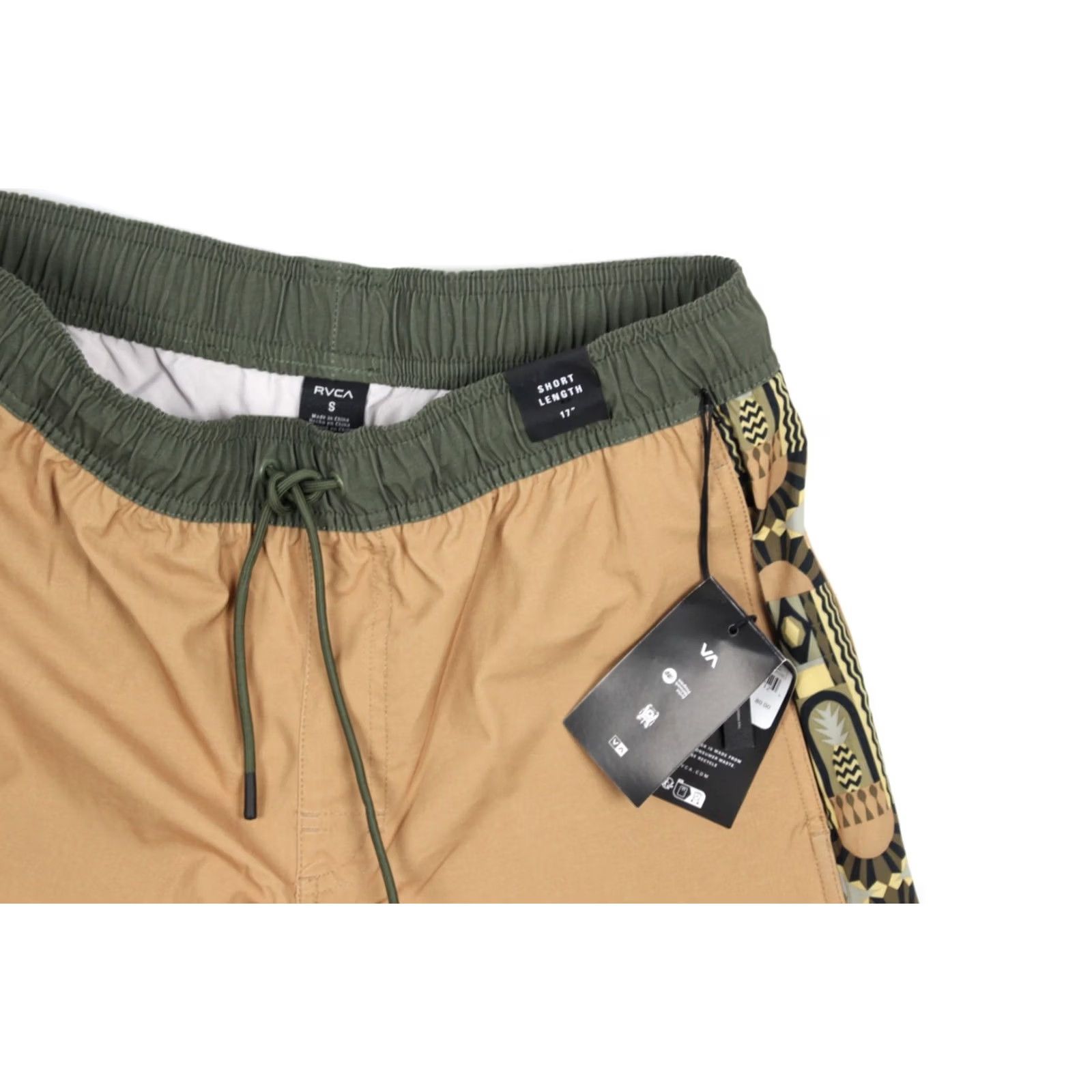 RVCA RVCA Men’s Apex Elastic Board Shorts Size S Small Camel Brown Size US 29 - 4 Thumbnail