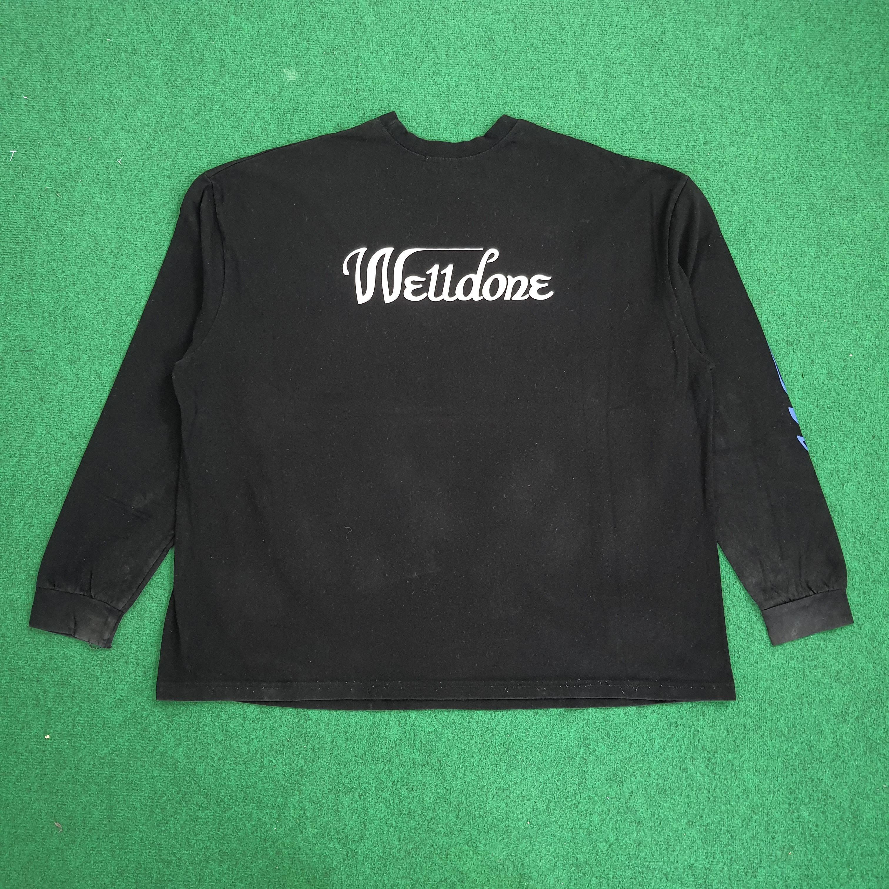 Designer × WE11DONE WE11DONE Korean Brand Long Sleeve T-shirt Size US XXL / EU 58 / 5 - 3 Thumbnail