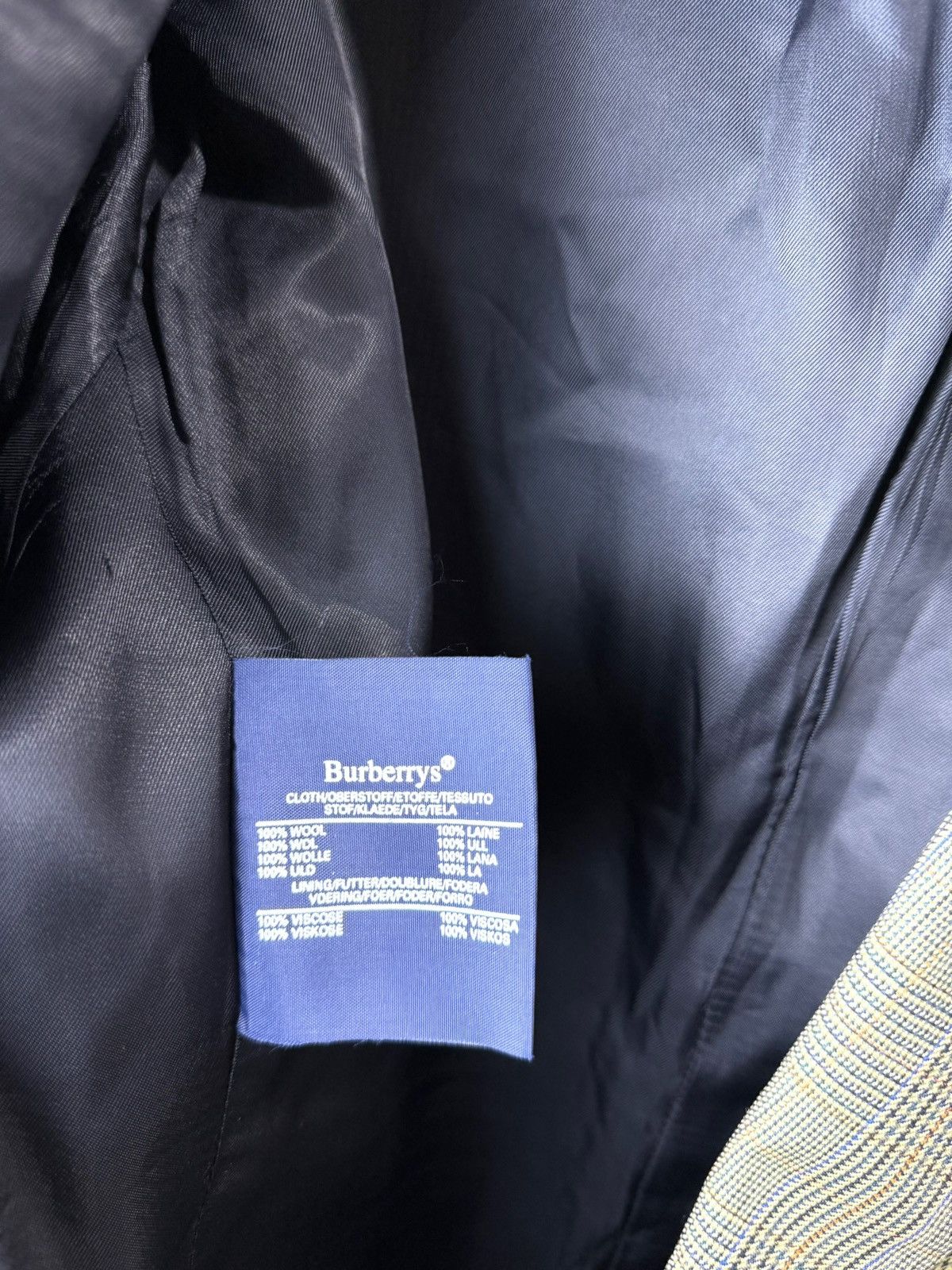 Burberry Rare! Vintage Burberry England Checkered Blazer Jacket Size US L / EU 52-54 / 3 - 8 Thumbnail