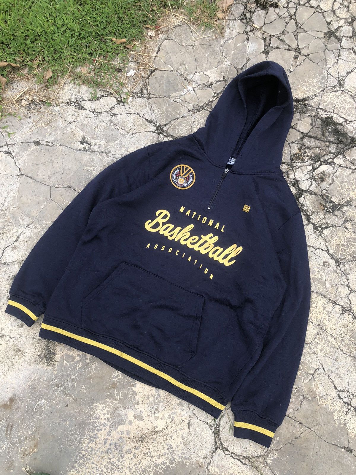 Vintage Vintage Y2K NBA Halfzipper Hoodie Sweatshirts Size US XL / EU 56 / 4 - 4 Thumbnail