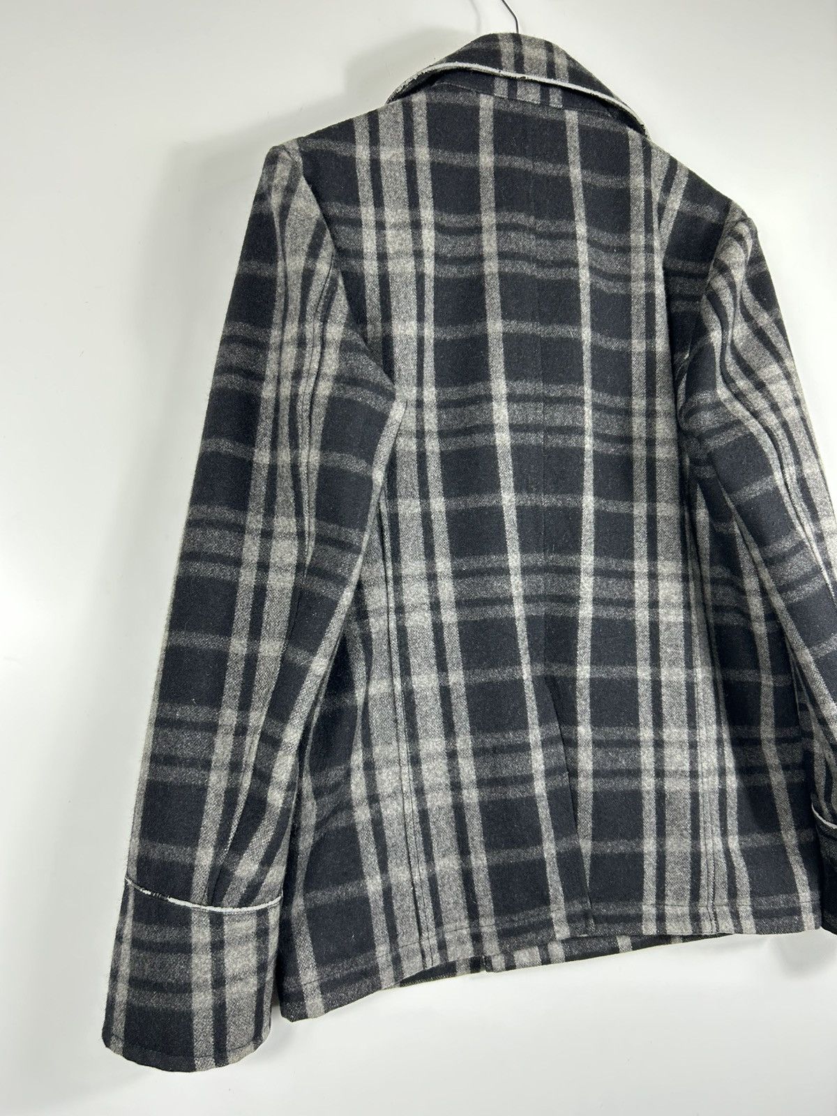 Japanese Brand 🔥Semantic Design Wool Double Breast Peacoat Size US L / EU 52-54 / 3 - 13 Thumbnail
