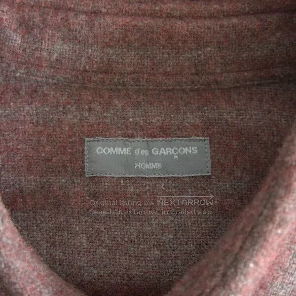 Comme des Garcons Comme Des Garcons Striped wool long-sleeved shirt Size US S / EU 44-46 / 1 - 4 Thumbnail