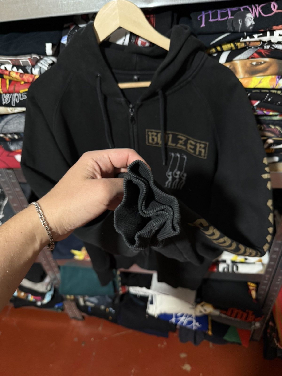 Band Tees Vintage 90’s Bolzer Black Metal Rock Band Hoodie Y2K Hype Size US XL / EU 56 / 4 - 8 Thumbnail