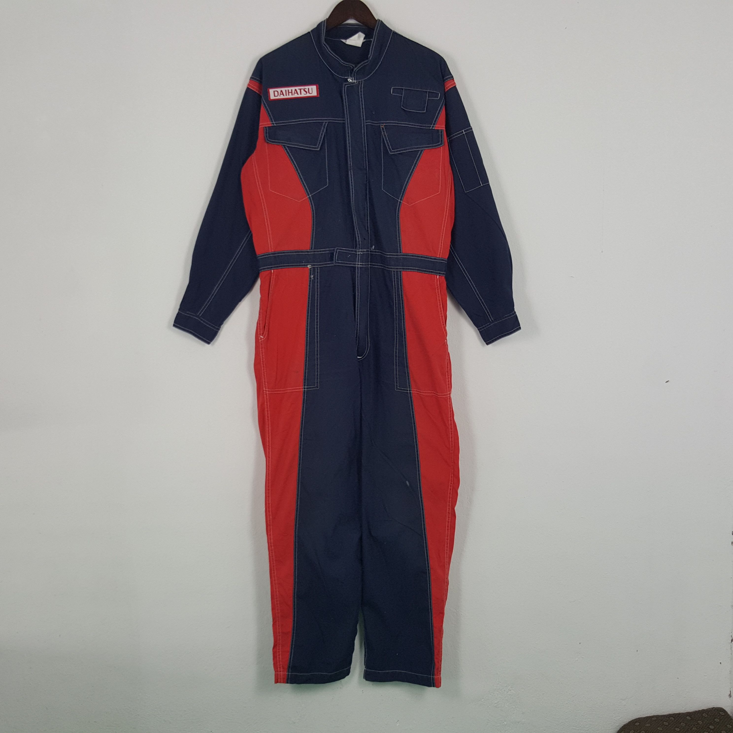 Vintage Vintage Daihatsu Worker Coverall Jumpsuit Jacket Size US L / EU 52-54 / 3 - 4 Thumbnail