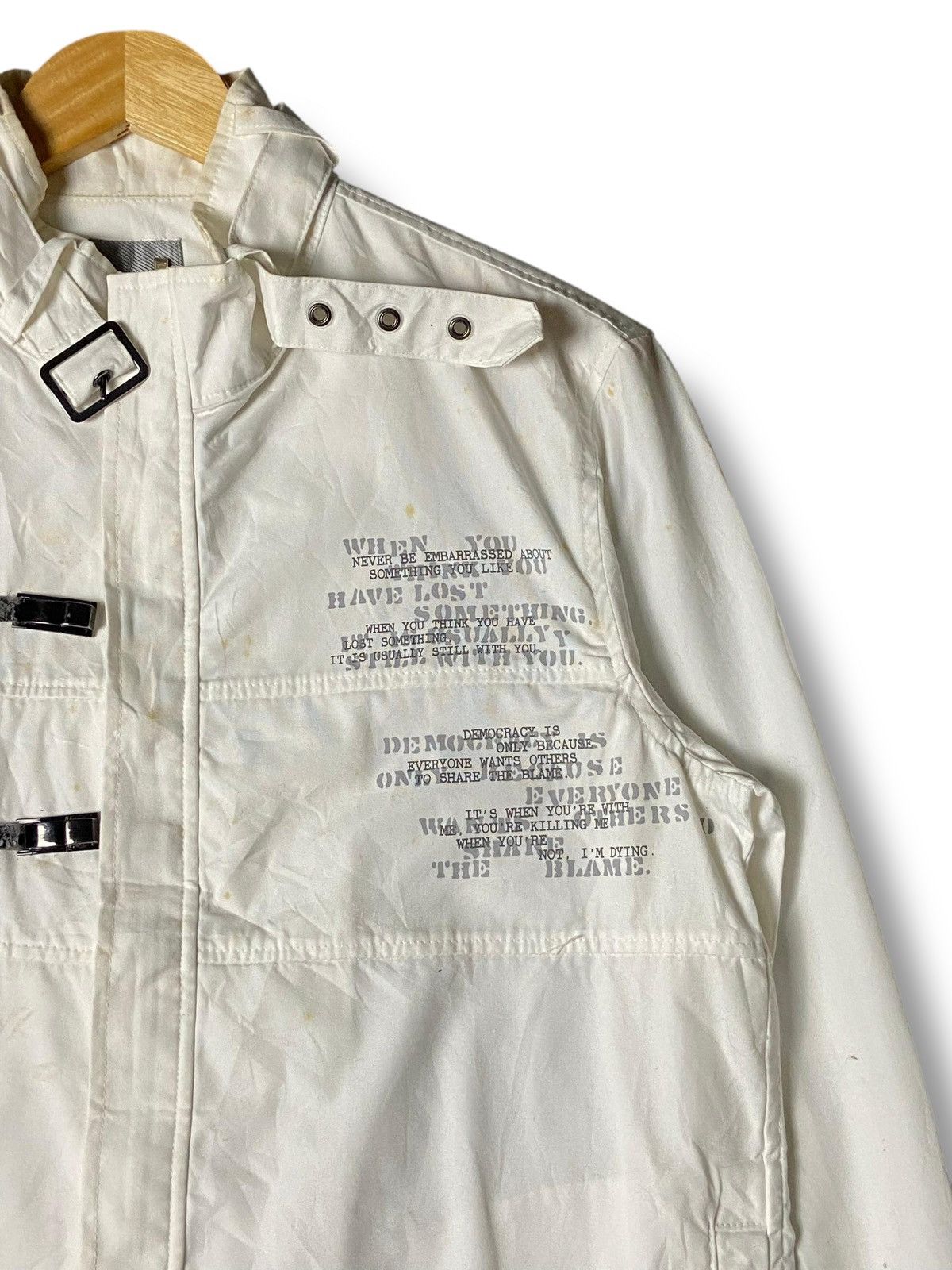 Japanese Brand DRAWNWORK Punk Wording Jacket (140) Size US M / EU 48-50 / 2 - 7 Thumbnail