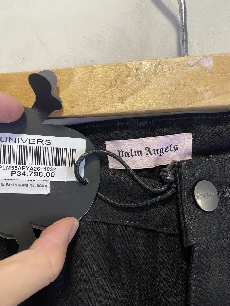 Icecream × Palm Angels Palm Angels X Ice cream Black Denim Pants Size US 33 - 3 Thumbnail