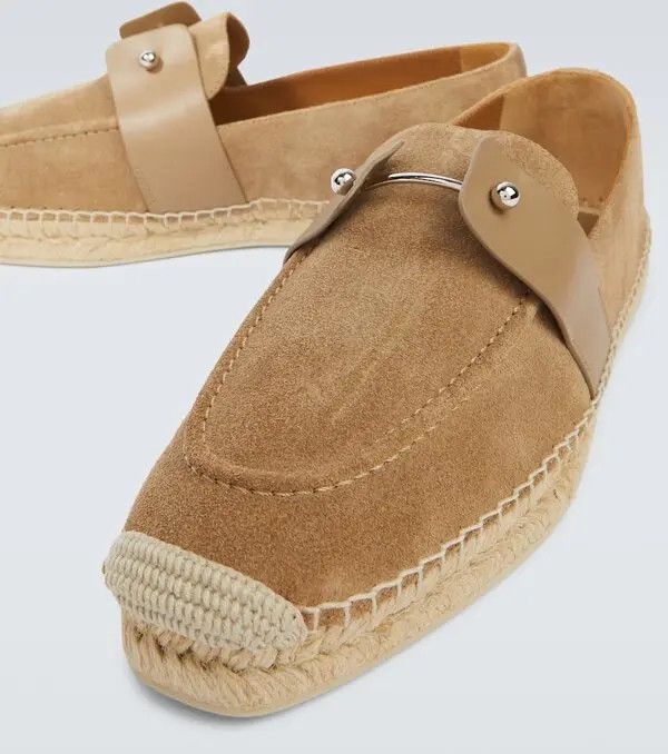 Christian Louboutin o1bcso1str0825 Chamb Esparille in Beige Size US 9 / EU 42 - 3 Thumbnail