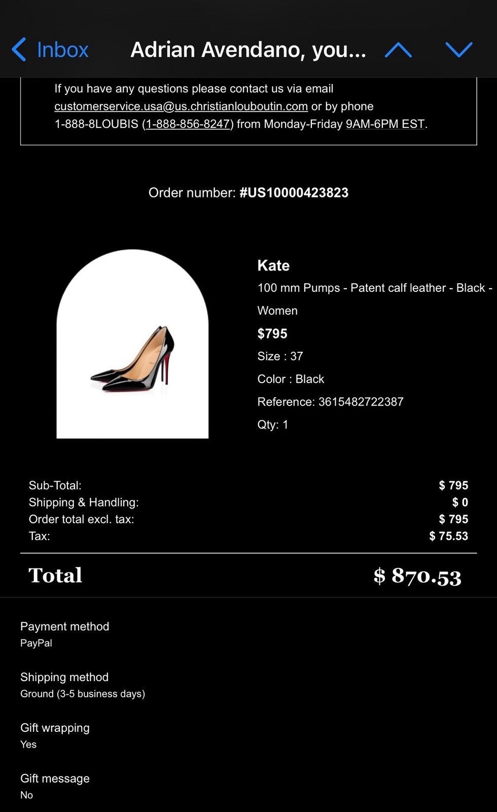 Christian Louboutin Christian Louboutin Kate PumpRed Bottoms Size US 7.5 / IT 37.5 - 4 Thumbnail