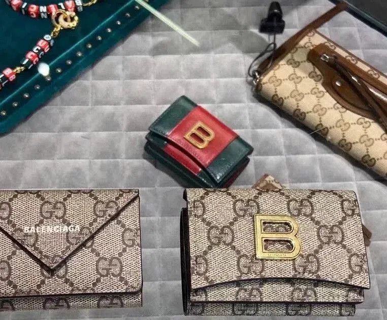 Gucci Gucci Balenciaga Collaboration Card Wallet. Size ONE SIZE - 4 Thumbnail