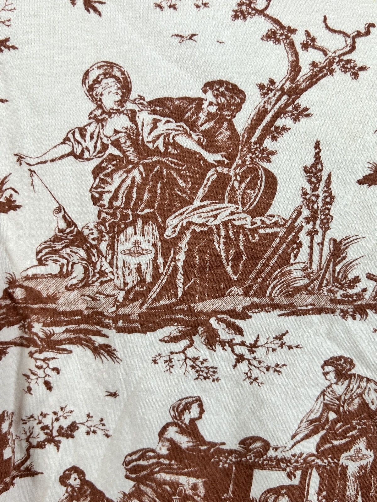 Vivienne Westwood Archive Vivienne Westwood Toile De Jouy Pattern T-Shirt Size S / US 4 / IT 40 - 7 Thumbnail