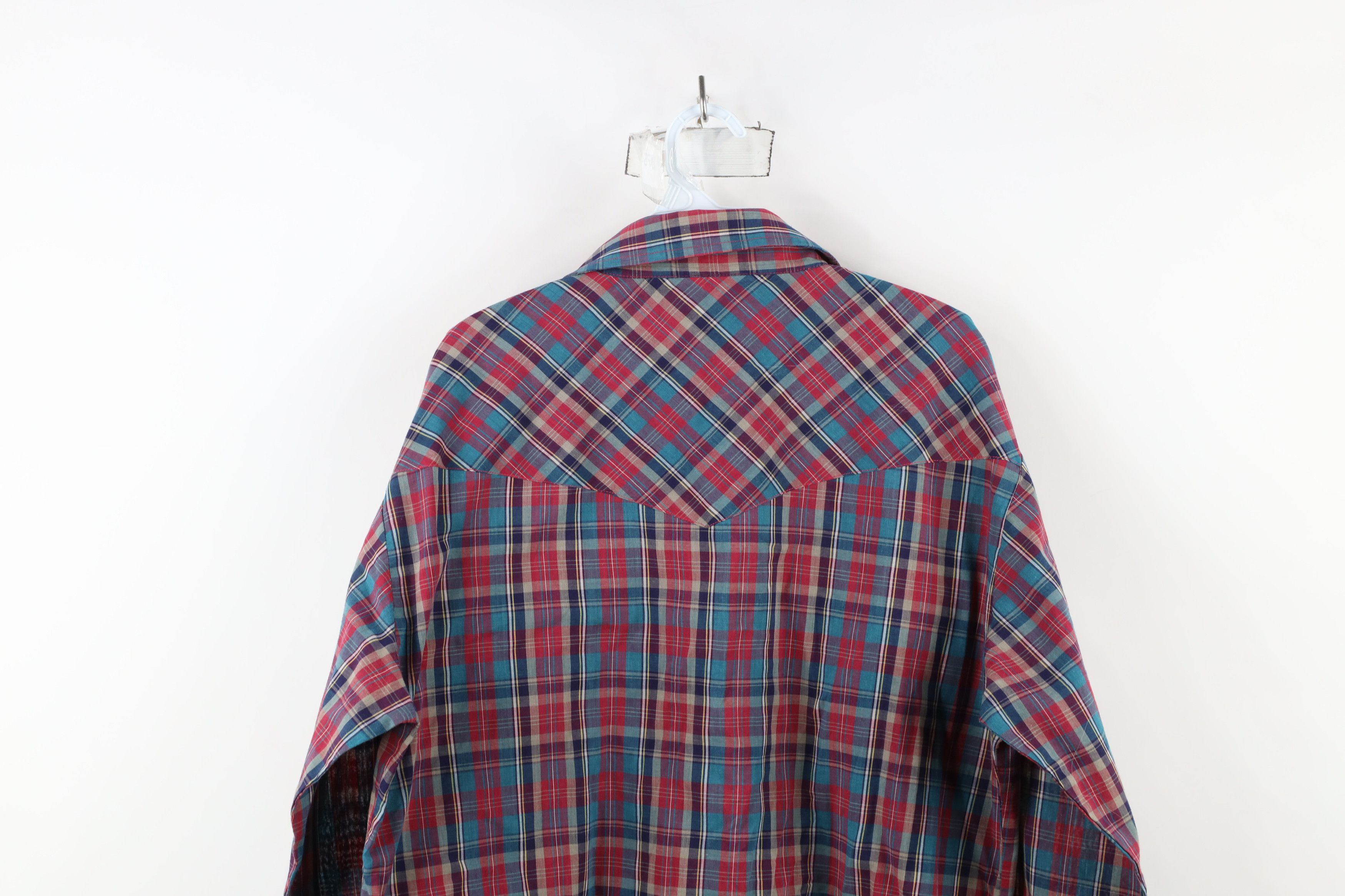 Vintage Vintage 90s Streetwear Western Cowboy Snap Button Shirt Size US L / EU 52-54 / 3 - 9 Thumbnail