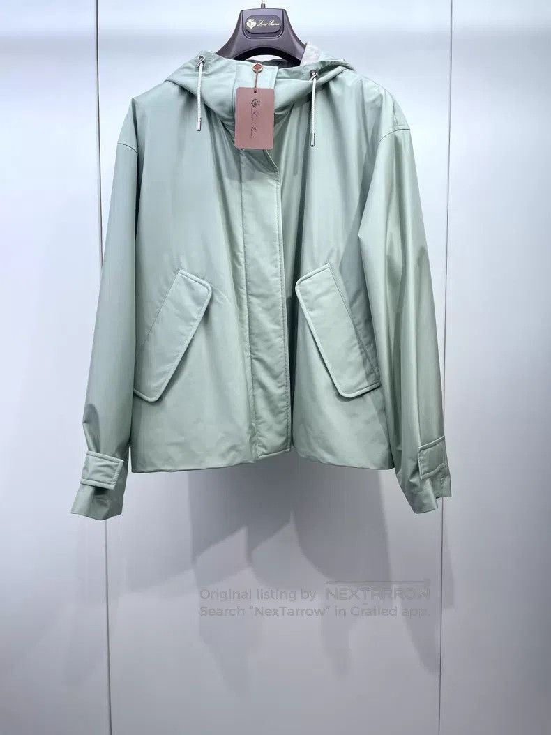 Loro Piana Loro Piana Olive green jacket. Size M / US 6-8 / IT 42-44 - 1 Thumbnail