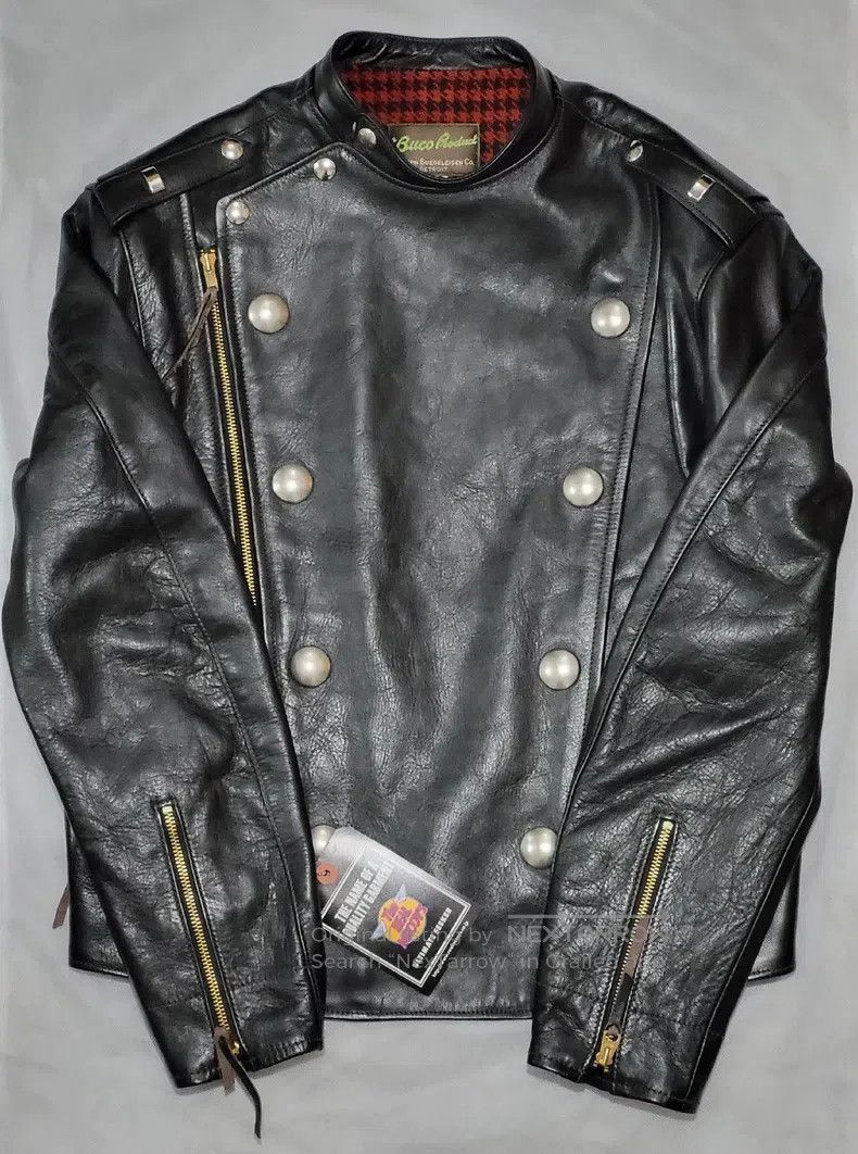 The Real McCoy's The Real McCoys Classic pig's milk horseskin biker jacket Size US XS / EU 42 / 0 - 1 Thumbnail