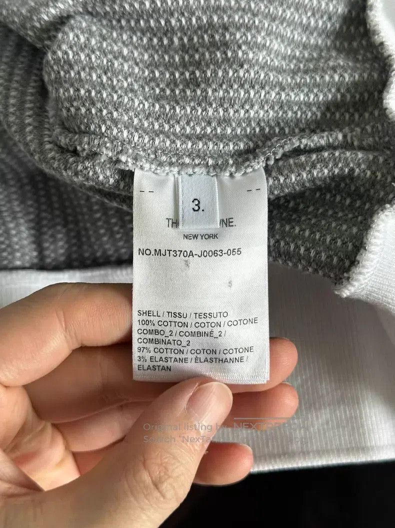 Thom Browne Thom Browne Striped sweatshirt Size US L / EU 52-54 / 3 - 3 Thumbnail