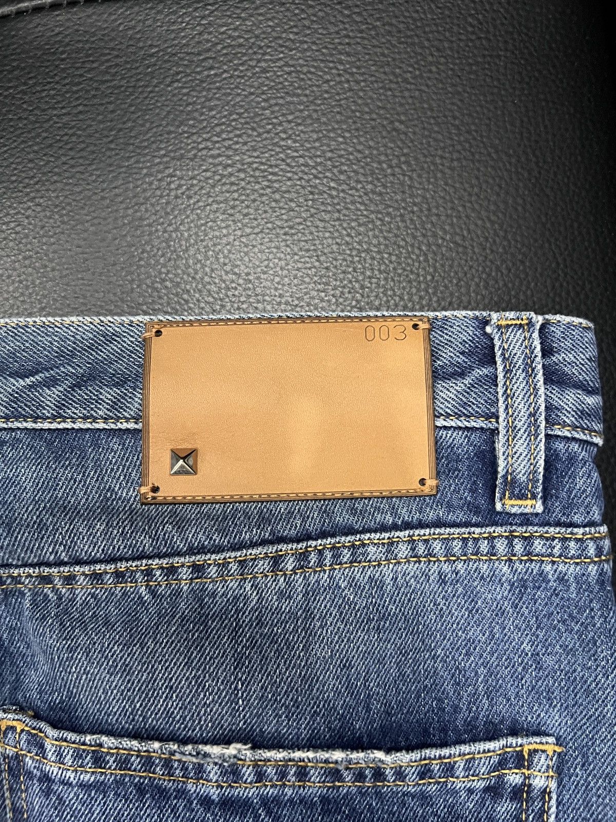 Valentino Valentino Patchwork Distressed Denim Jeans Size US 32 / EU 48 - 8 Thumbnail