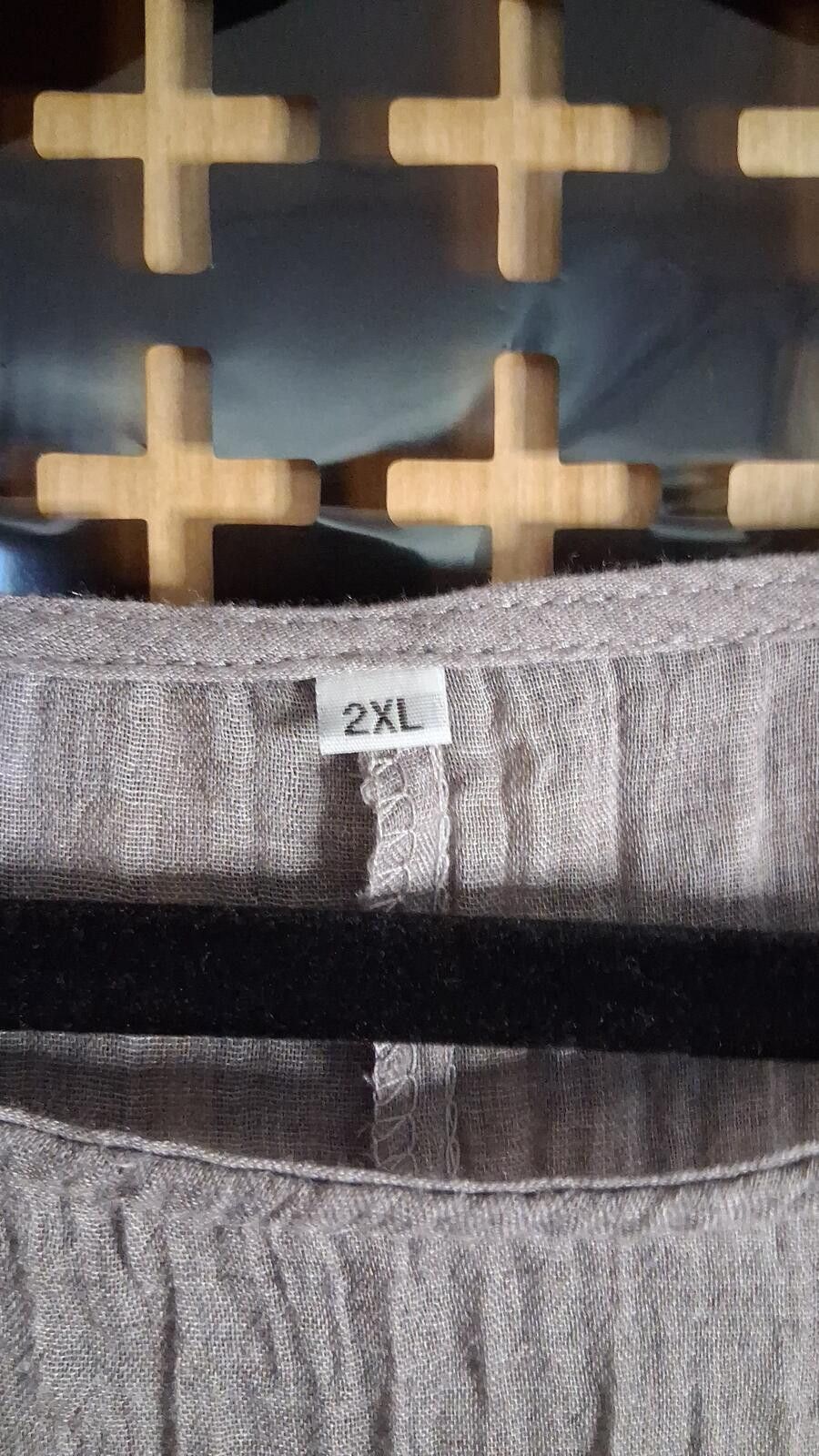 Other Gray Dandelion Short Sleeve Blouse 2XL Size ONE SIZE - 2 Thumbnail