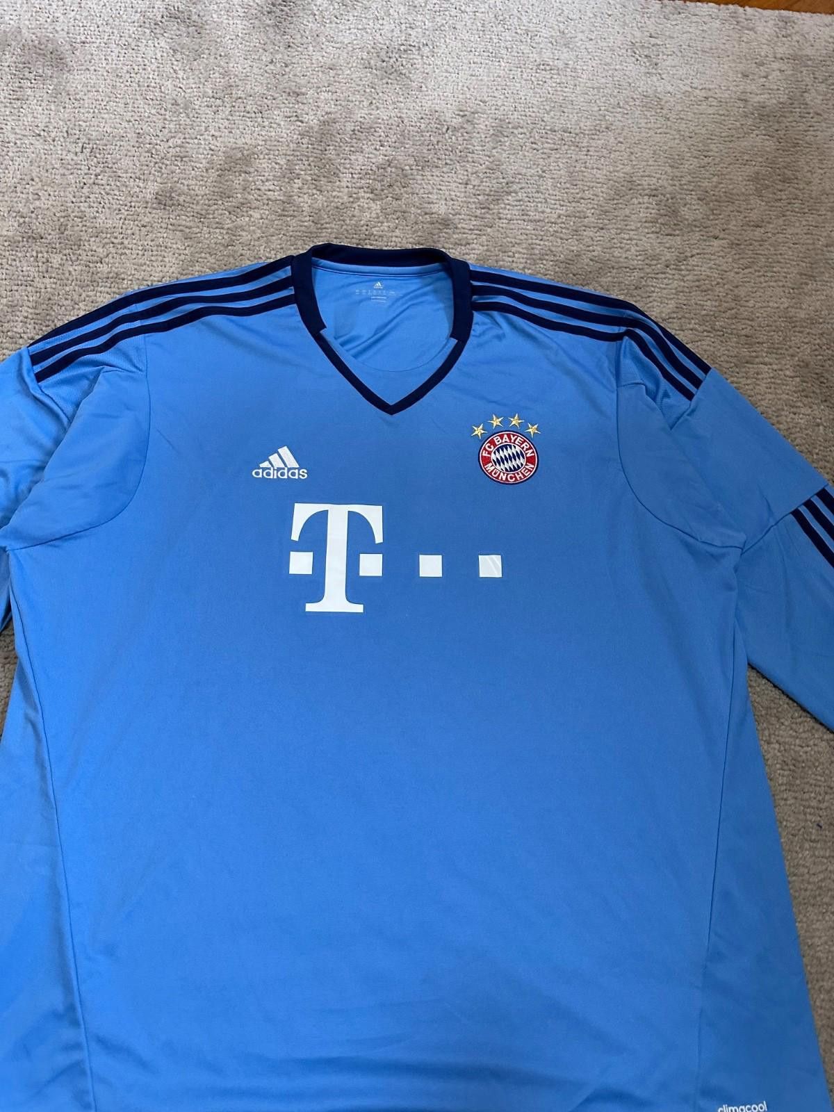 Adidas BAYERN MUNICH 2015 2016 GOALKEEPER FOOTBALL SHIRT JERSEY 3XL Size US XXL / EU 58 / 5 - 3 Thumbnail