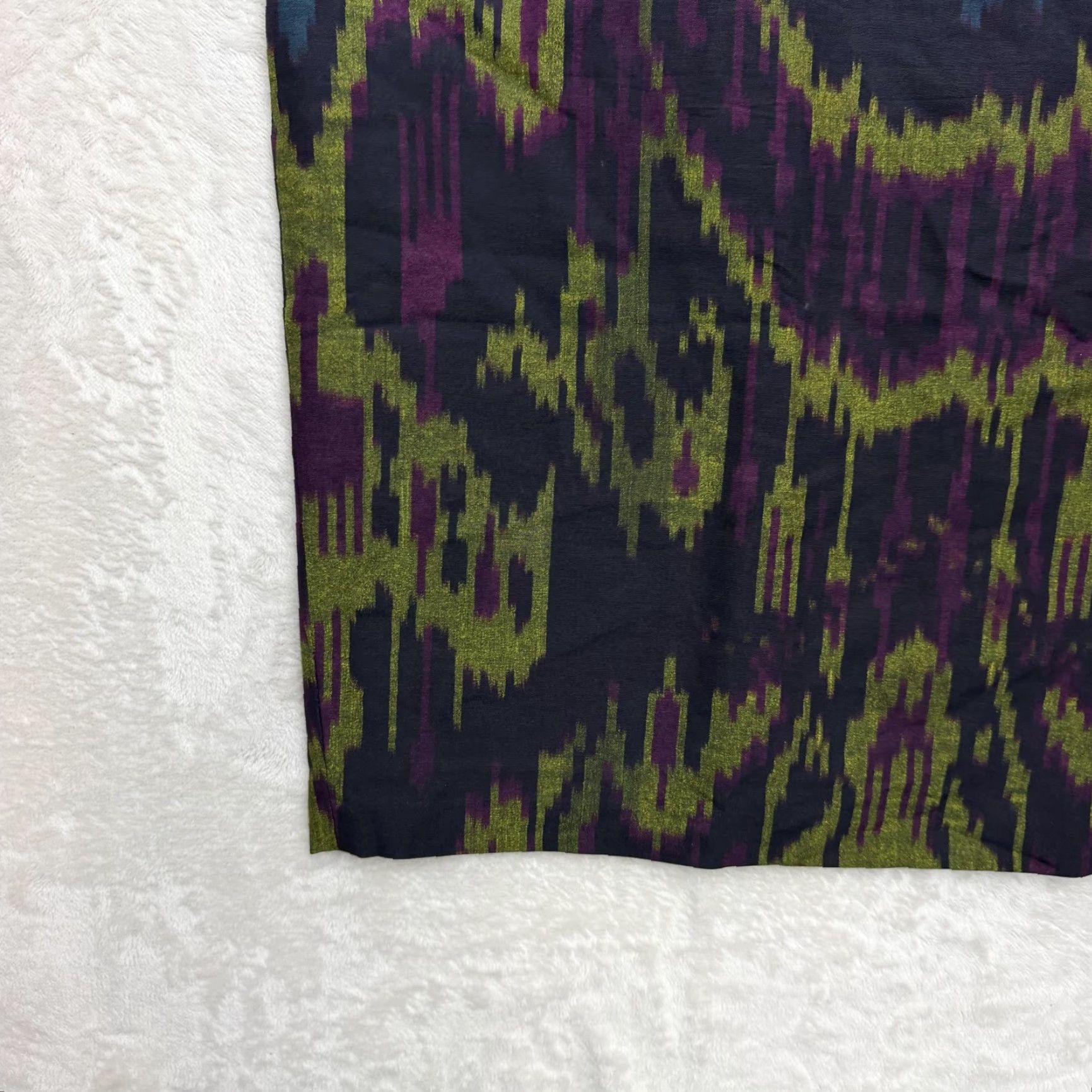 Vintage VINTAGE Lafayette 148 New York Dress Womens 4 Black Ikat Sheath V Neck Lined Knee Length Size S / US 4 / IT 40 - 6 Thumbnail