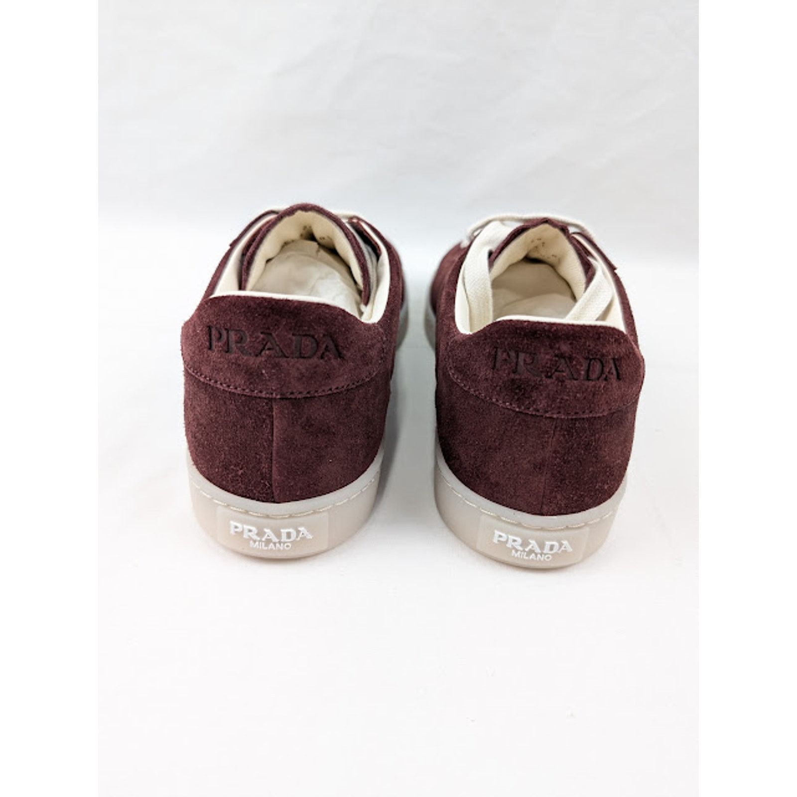 Prada o1rshd1 Low-Top Sneakers in Bordeaux Size US 10.5 / EU 43-44 - 18 Thumbnail