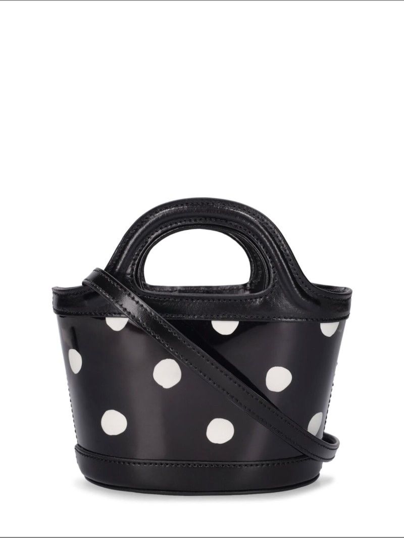 Marni o1w1db10125 Size:OS/Micro Tropicalia Top Handle Bag in Black Size ONE SIZE - 2 Thumbnail