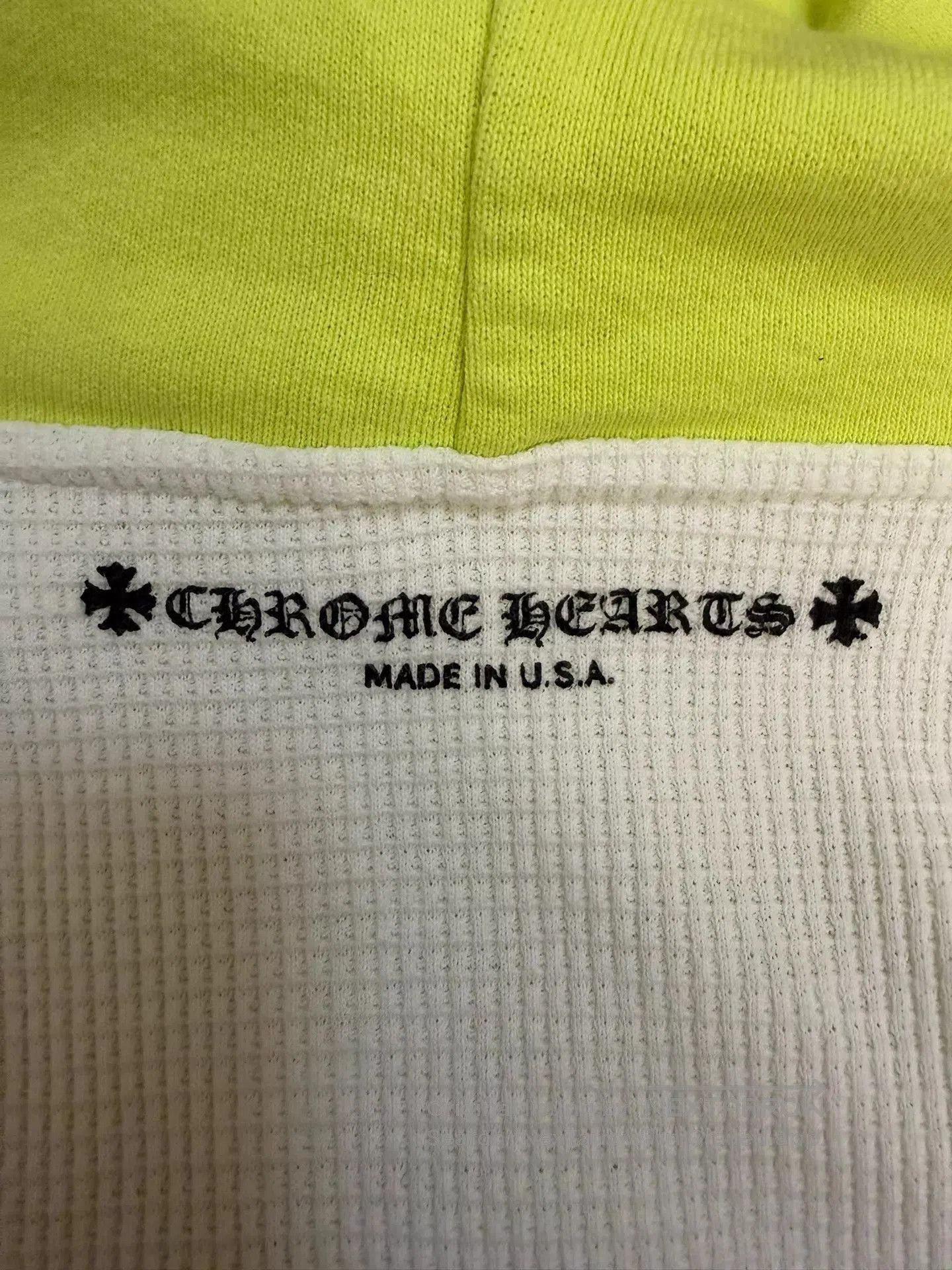 Chrome Hearts Green Zip-Up Hoodie with Graphic Prints. Size US M / EU 48-50 / 2 - 3 Thumbnail