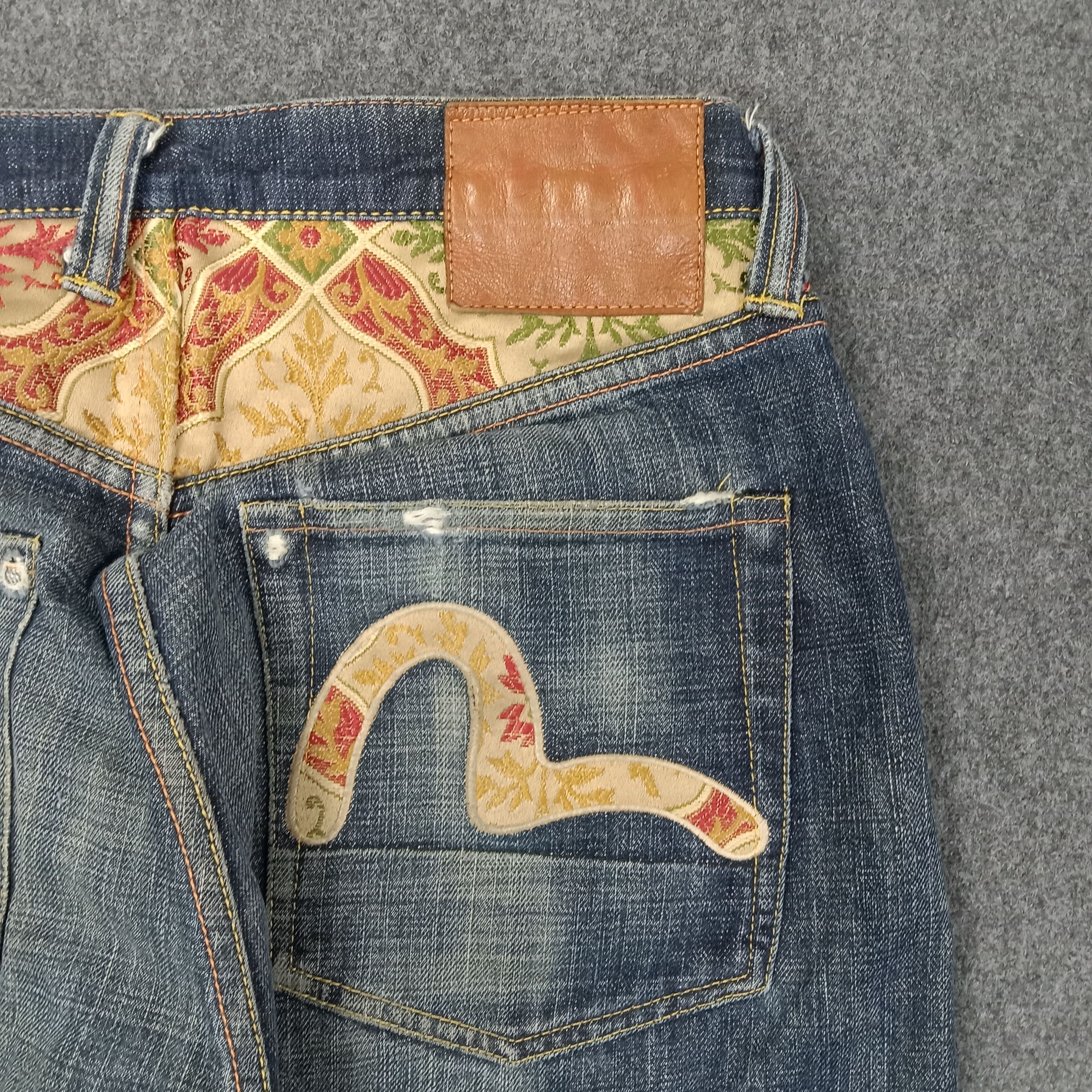 Evisu Evisu Japanese Brand Daicock Custom Art Denim Jeans Size US 30 / EU 46 - 7 Thumbnail