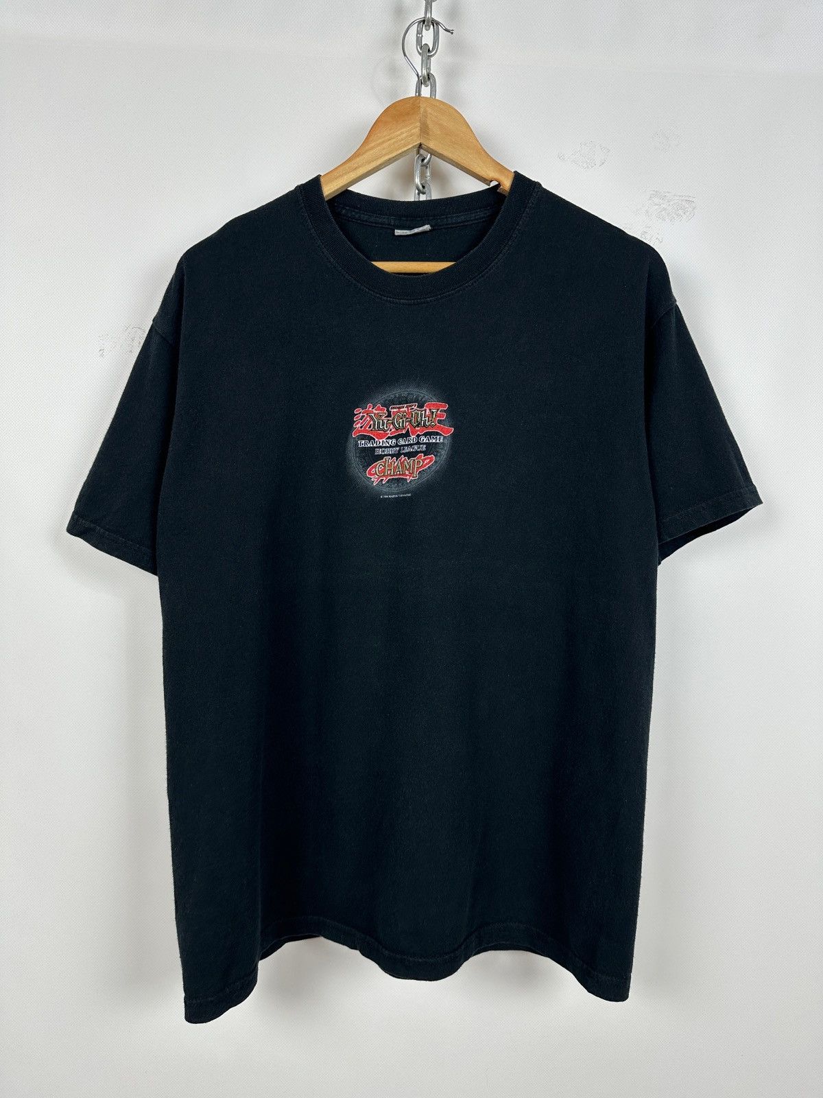 Anime 1996 Vintage Kazuki Takahashi Yu Gi Oh Hobby League T-Shirt Size US L / EU 52-54 / 3 - 2 Thumbnail