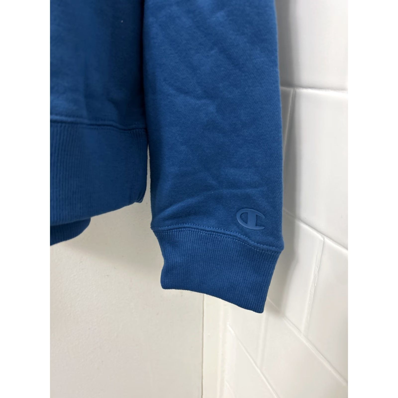 Champion Champion Fleece Hoodie Womens XL Blue Teal Logo Sweatshirt Shirt Pullover Activewear Mens Womens Girls Boys Size XL / US 12-14 / IT 48-50 - 7 Thumbnail