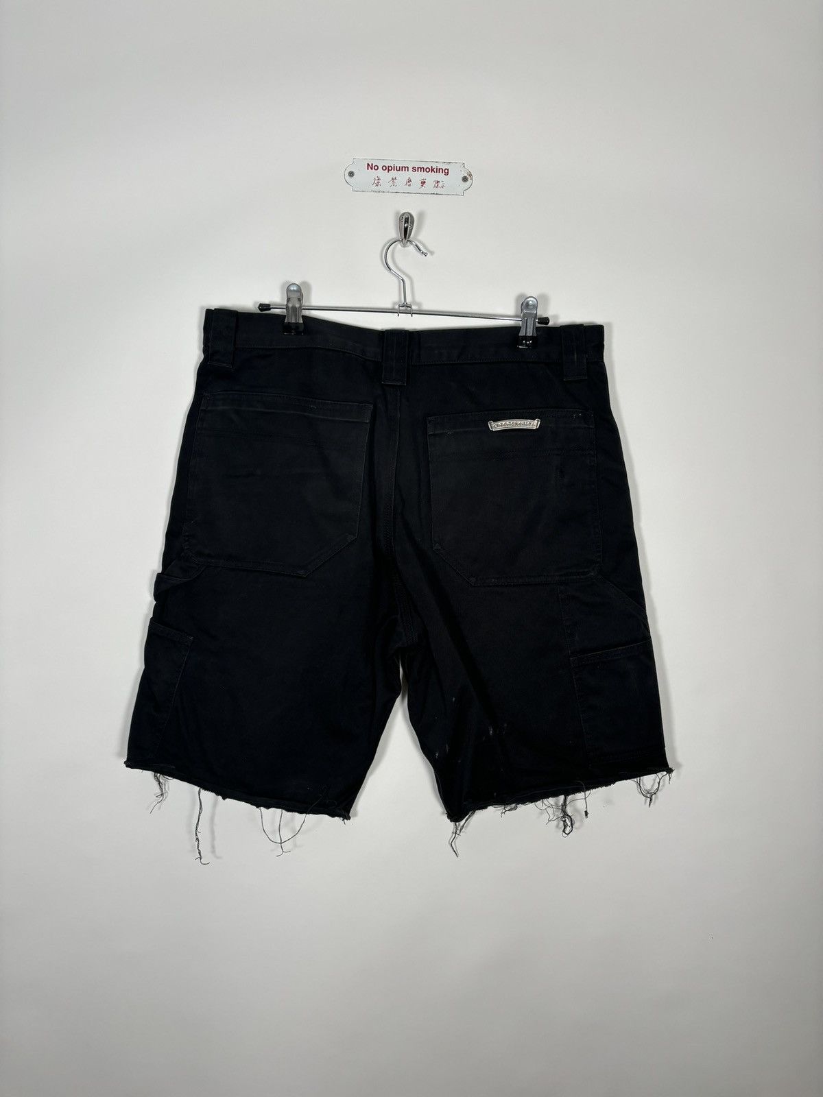 Chrome Hearts 🚭CHROME ESSENTIAL🚭BLACK CARPENTER SHORTS Size US 34 / EU 50 - 8 Thumbnail