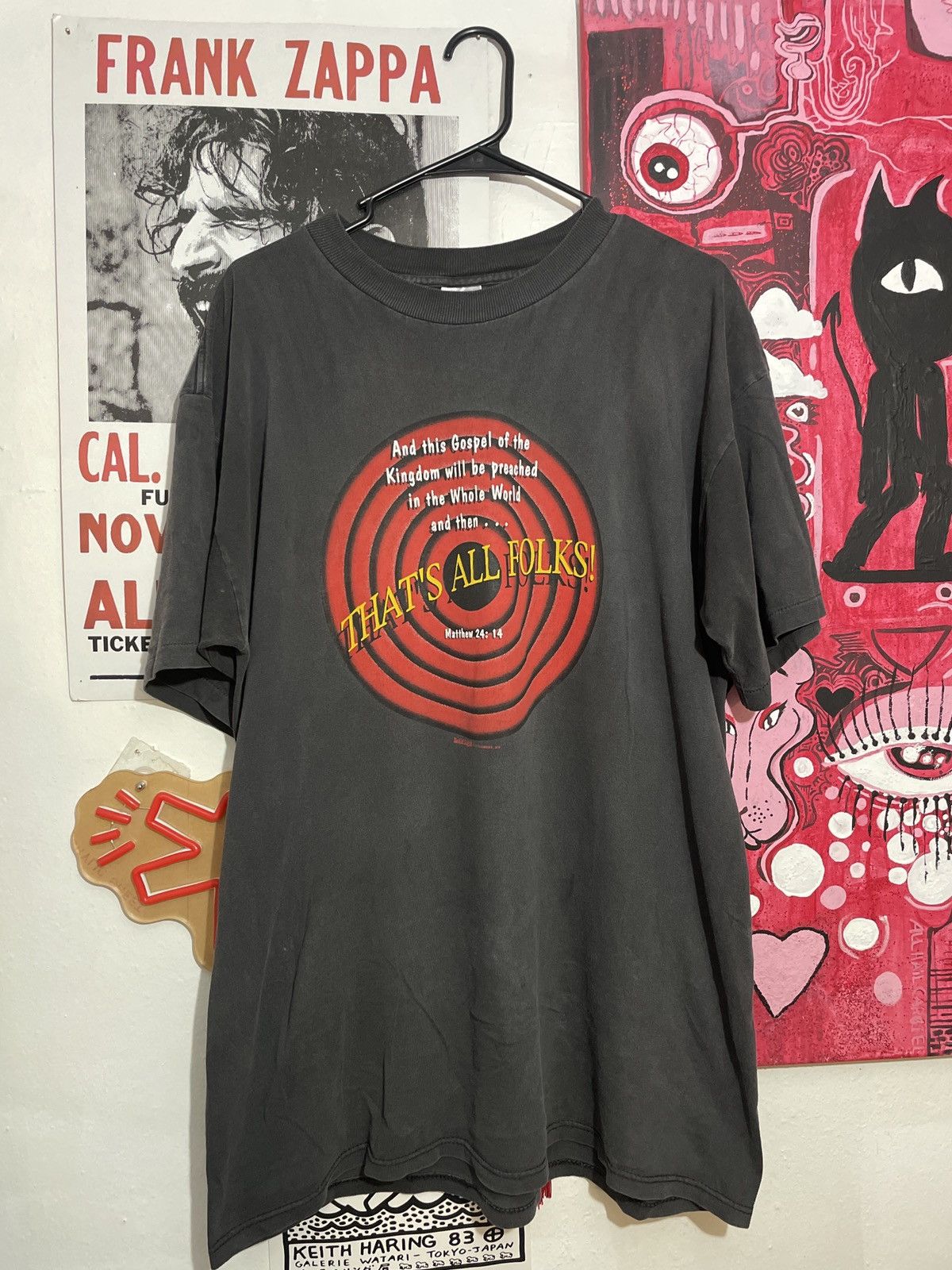 VINTAGE THATS ALL FOLKS MILLER MATHEW SHIRT