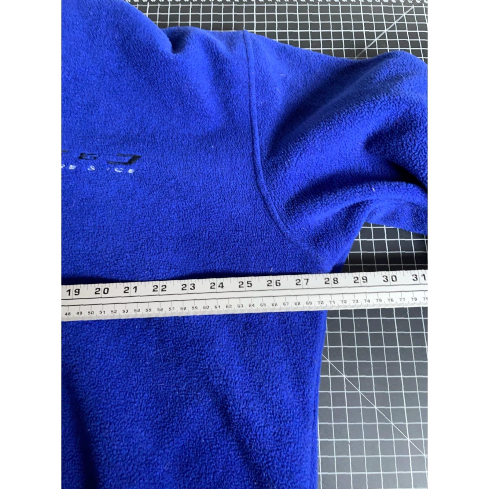 Vintage VINTAGE Fire + Ice Jacket XL Blue 1/4 Zip Fleece Pullover Striped Sleeves Italy Made Men Size XL Short Length Size US XL / EU 56 / 4 - 5 Thumbnail