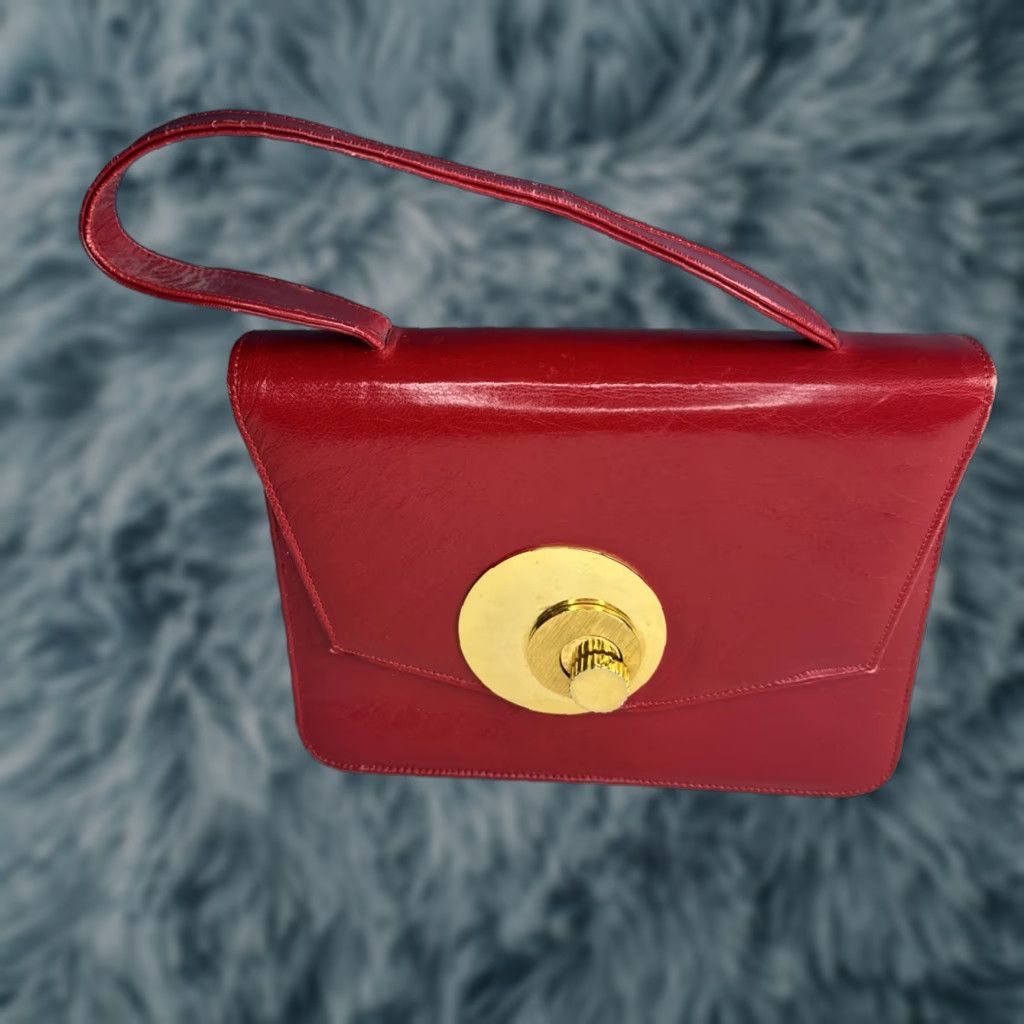 CO VINTAGE May Shoe Co Purse Hand Bag Charleston WV Red Coin Bag Size ONE SIZE - 1 Thumbnail
