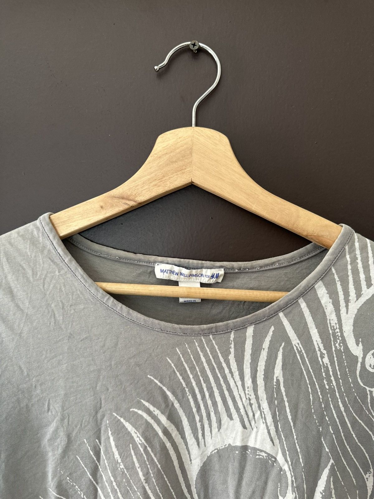 H&M × Matthew Williamson Matheww Williamson x H&M Skull Peacock Tee Size US M / EU 48-50 / 2 - 4 Thumbnail