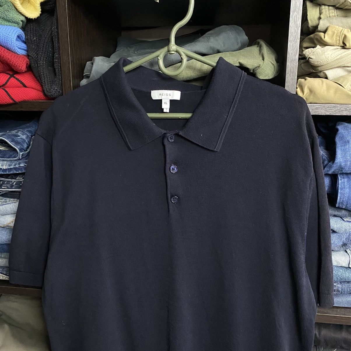 Reiss Luxury Reiss Basic oldmoney designer streetwear polo Size US XL / EU 56 / 4 - 2 Thumbnail