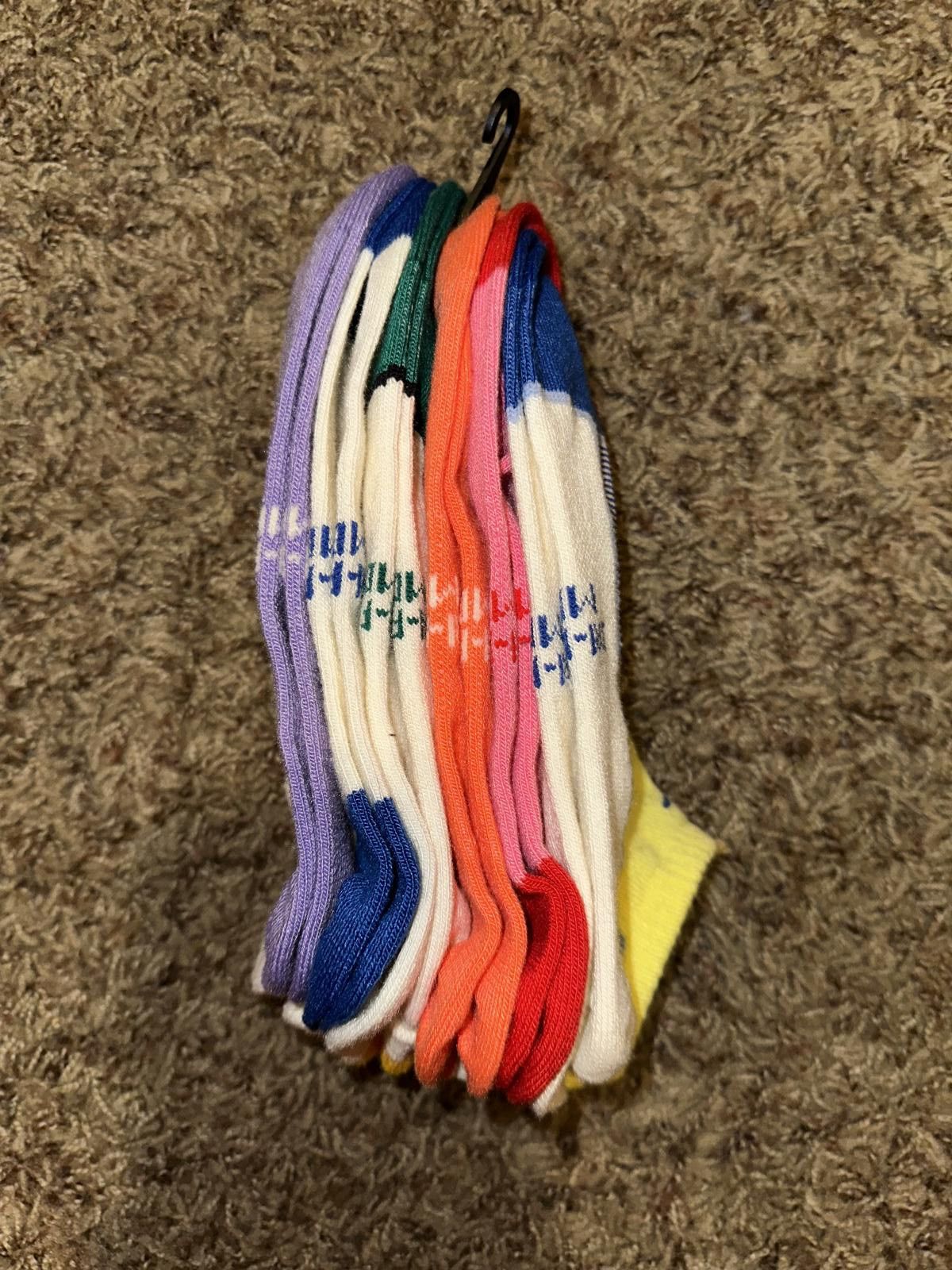 Nike Nike Women’s Multicolors 6-Pack Everyday Cushion Socks Size ONE SIZE - 2 Thumbnail