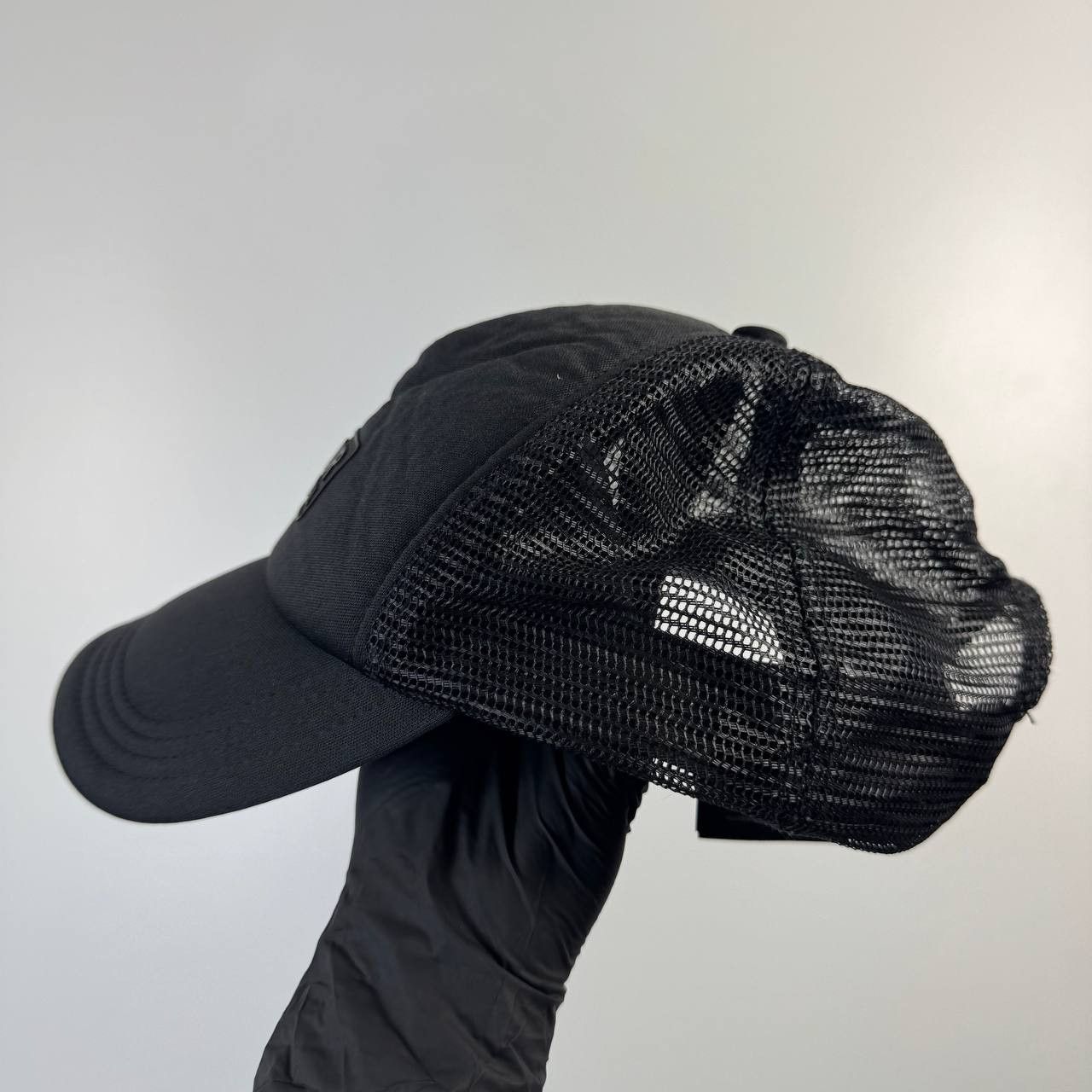 Barbour Barbour International Trucker Cap Black Mesh Hat Adjustable Size ONE SIZE - 4 Thumbnail