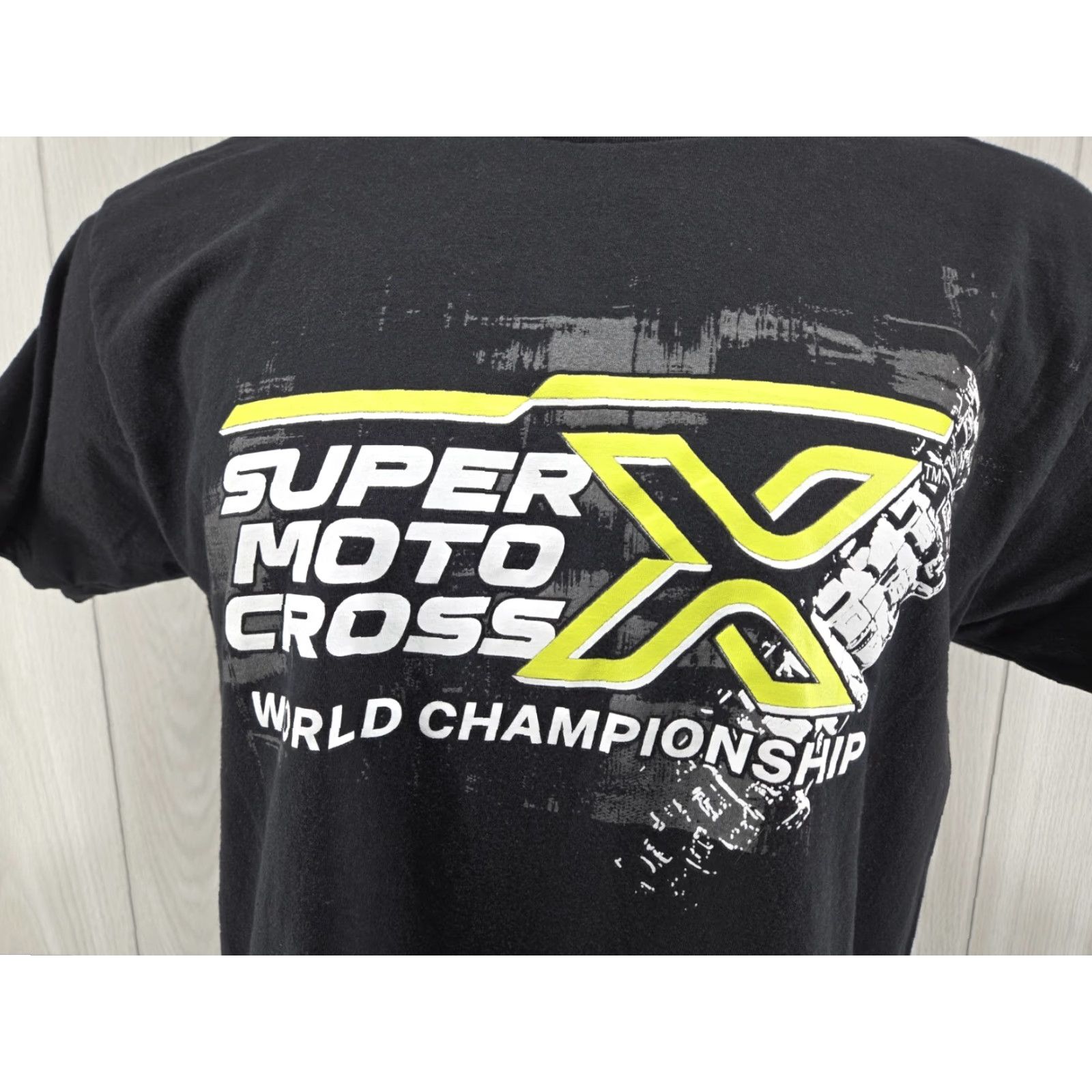 Vintage Monster Jam Super Moto Cross T-Shirt Black Size LARGE Size US L / EU 52-54 / 3 - 3 Thumbnail