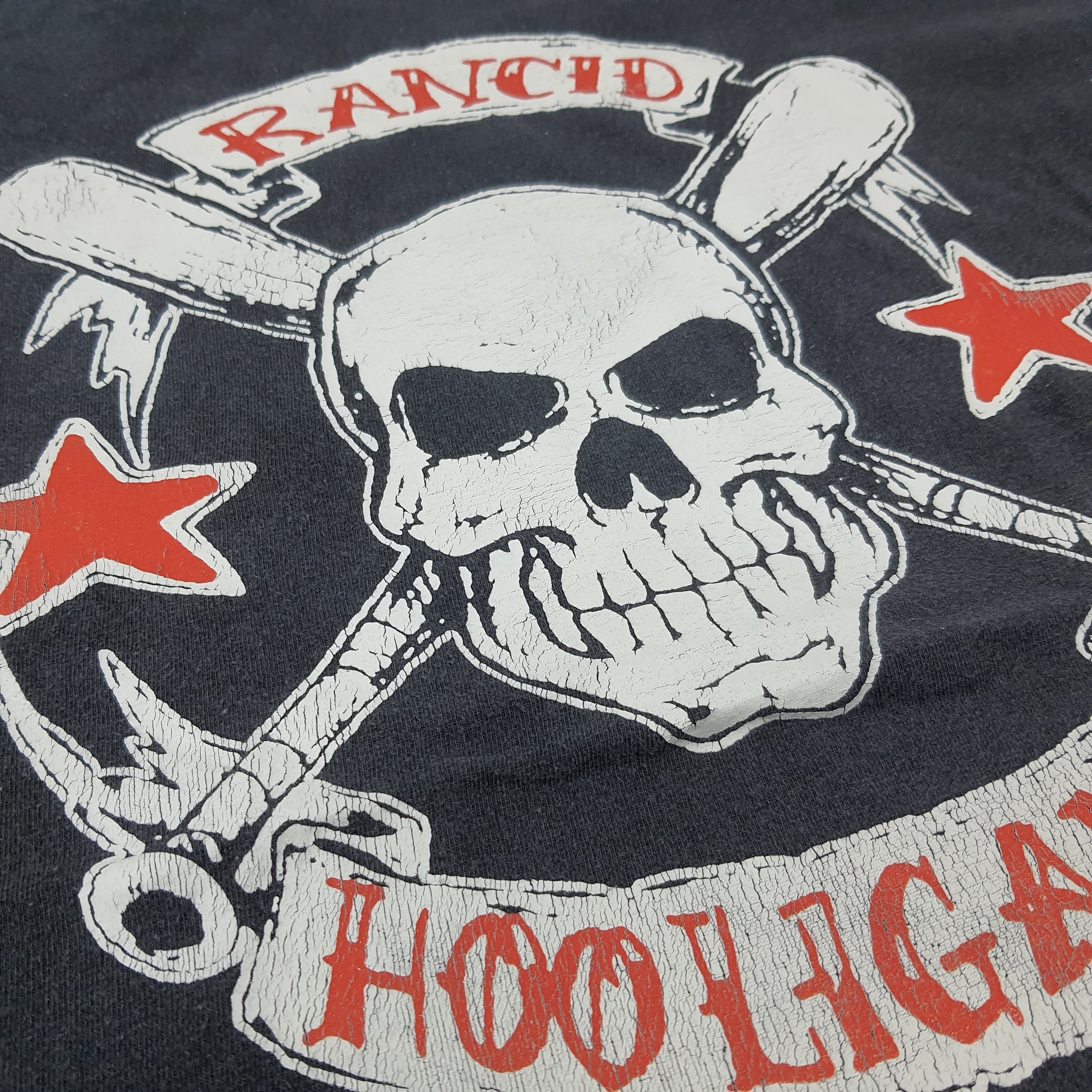 Band Tees × Vintage Vintage RANCID HOOLIGANS American Rock Band T-Shirt Size US L / EU 52-54 / 3 - 2 Thumbnail