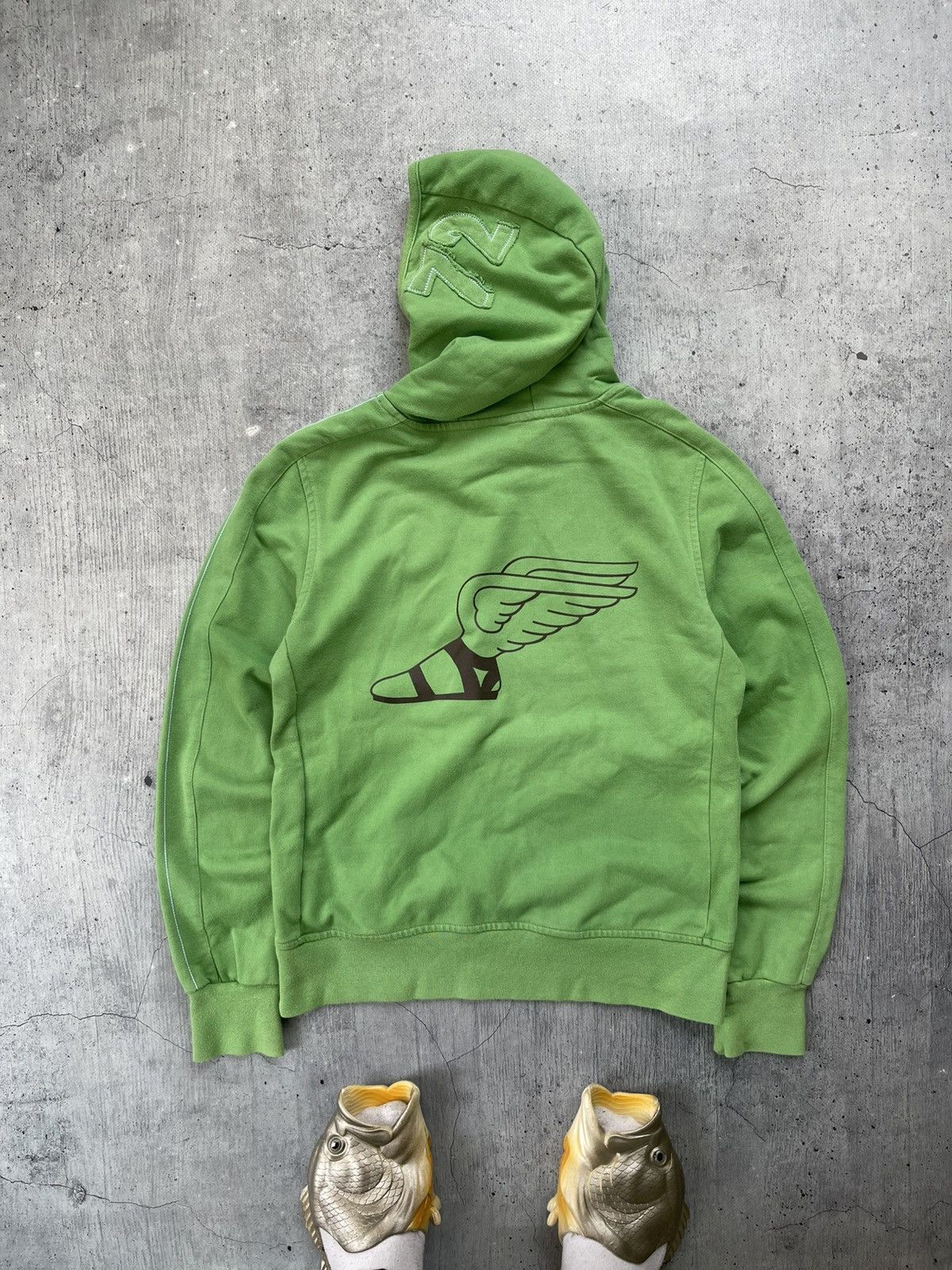 Nike Vintage Y2k Nike Hoodie Big Swoosh Womens Streetwear Size M / US 6-8 / IT 42-44 - 9 Thumbnail