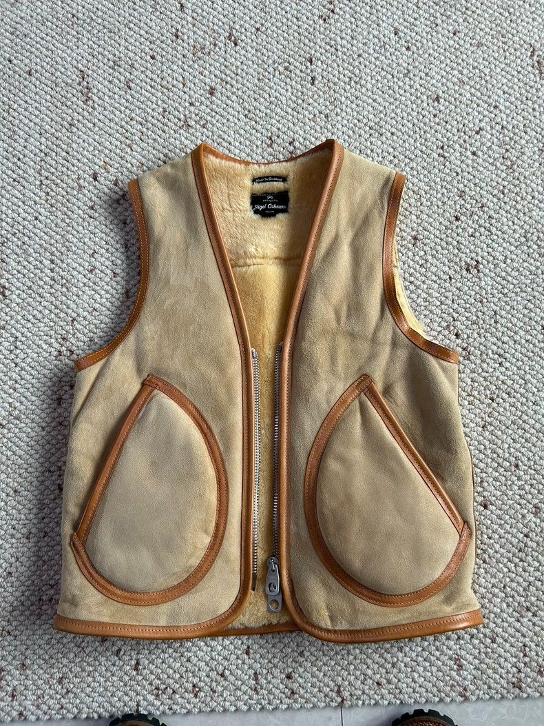 Nigel Cabourn Nigel Cabourn Shearling Fur Vest Size US M / EU 48-50 / 2 - 1 Thumbnail