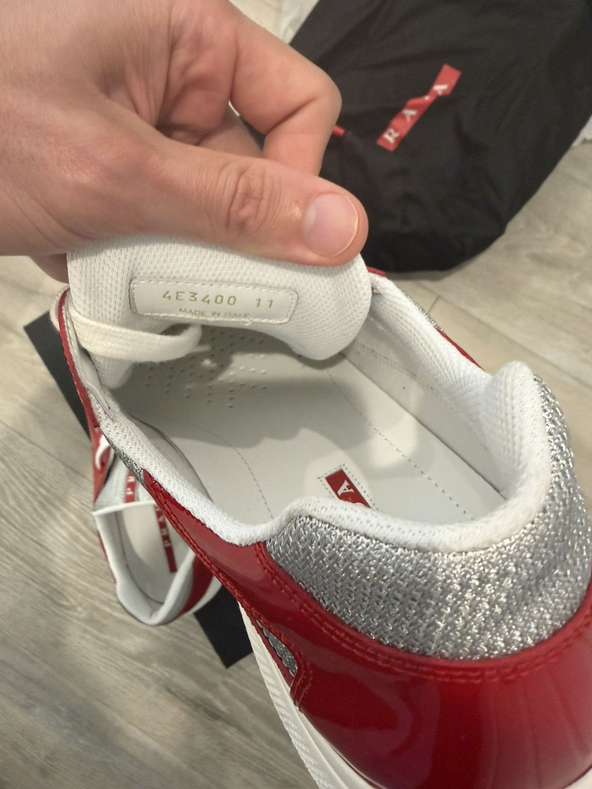Prada Prada Americas Cup Red Size 11 - worn 1 time Size US 11 / EU 44 - 7 Thumbnail