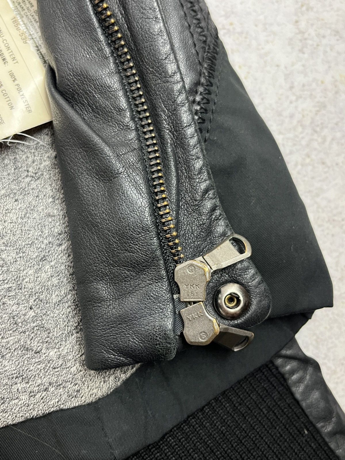 Diesel Black Gold Vintage Diesel Black Gold Rider Punk Lamb Leather Jacket Size M / US 6-8 / IT 42-44 - 10 Thumbnail