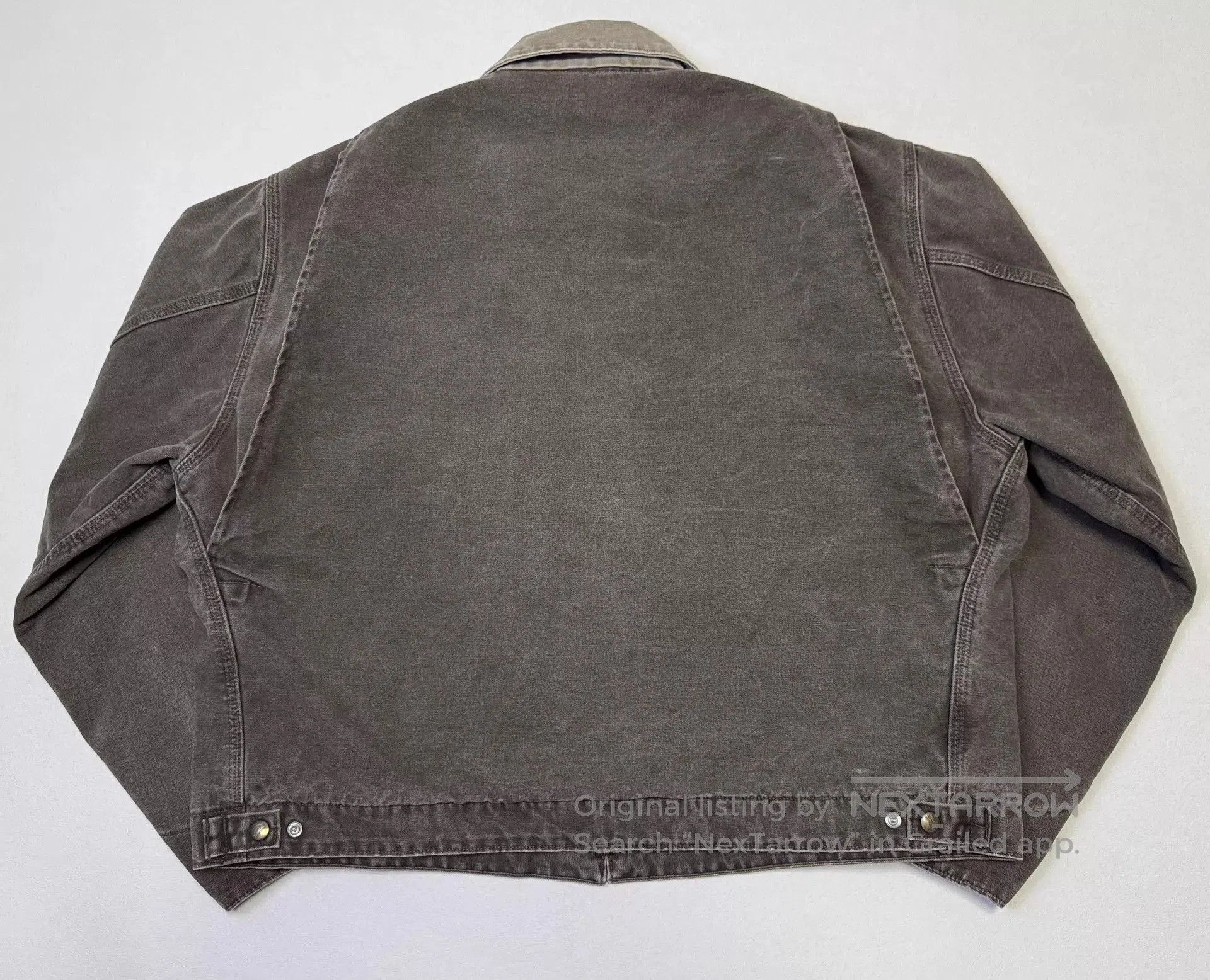 Carhartt Brown Work Jacket with Zipper and Chest Pocket. Size US XXL / EU 58 / 5 - 5 Thumbnail