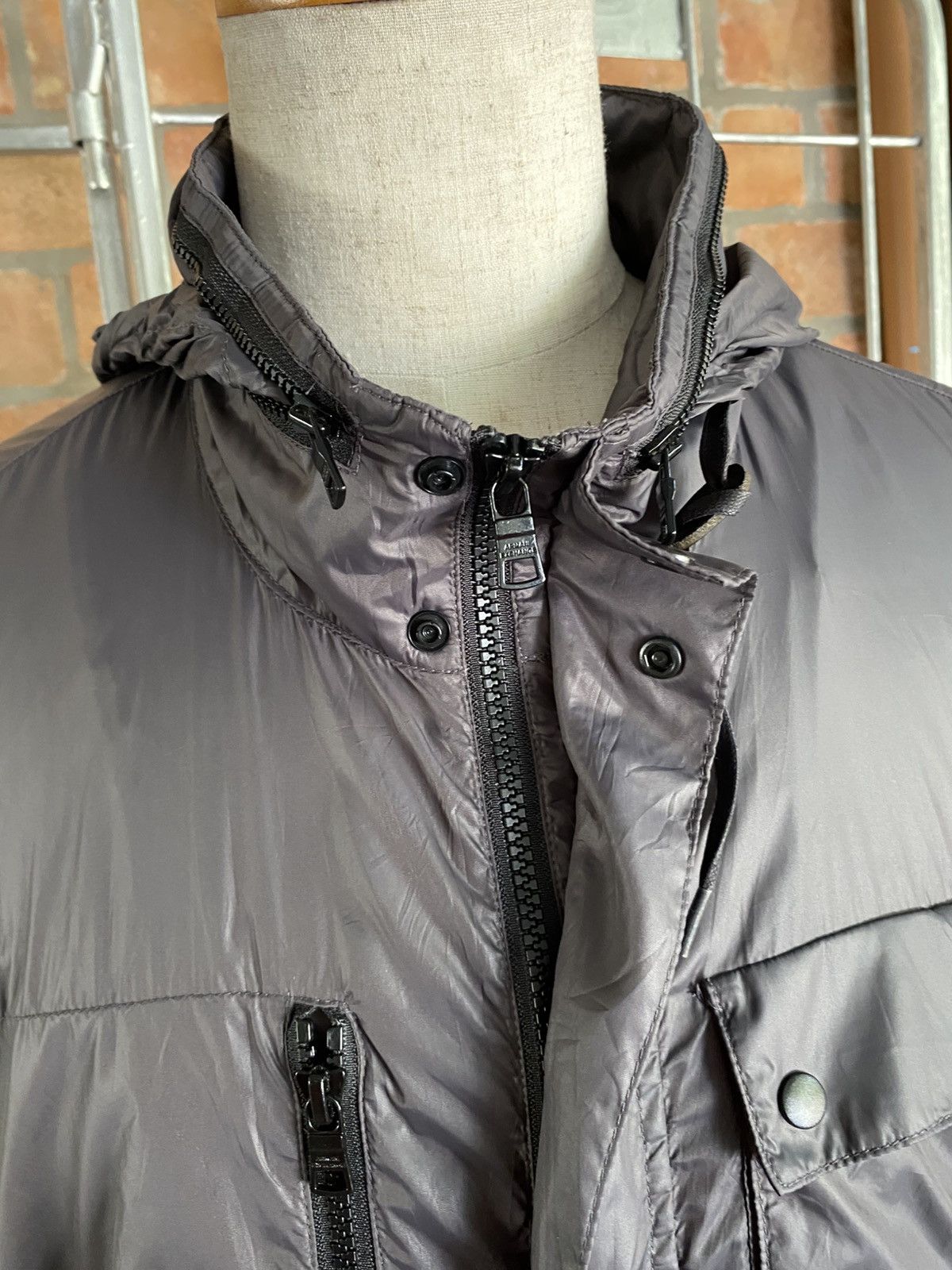 Armani Exchange ARMANI EXCHANGE Gray Utility Vest with Multiple Pockets Size US XL / EU 56 / 4 - 6 Thumbnail